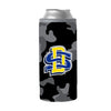 South Dakota Black Camo 12oz Slim Can Coolie