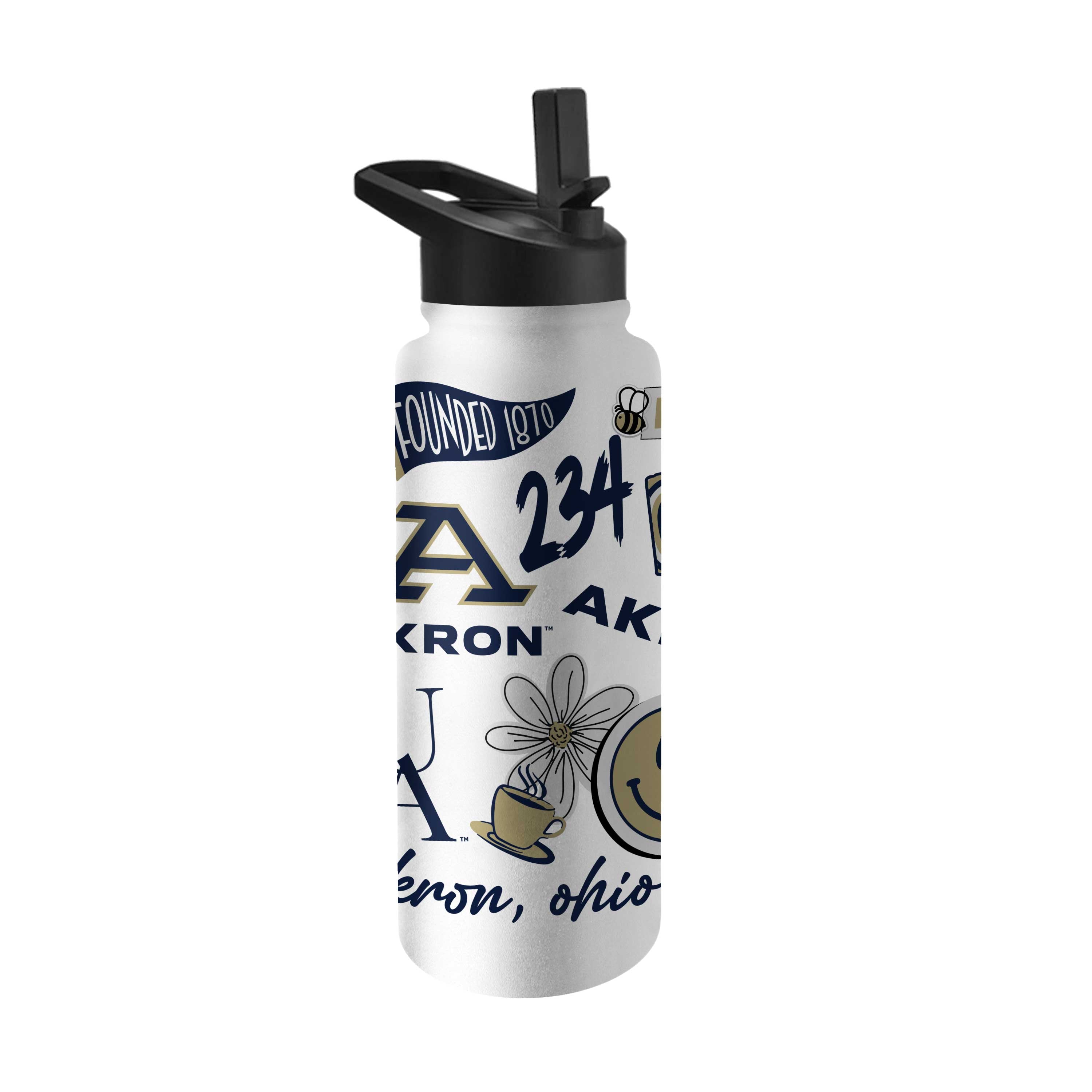 Akron 34oz Native Quencher Bottle - Logo Brands