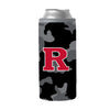 Rutgers Black Camo 12oz Slim Can Coolie