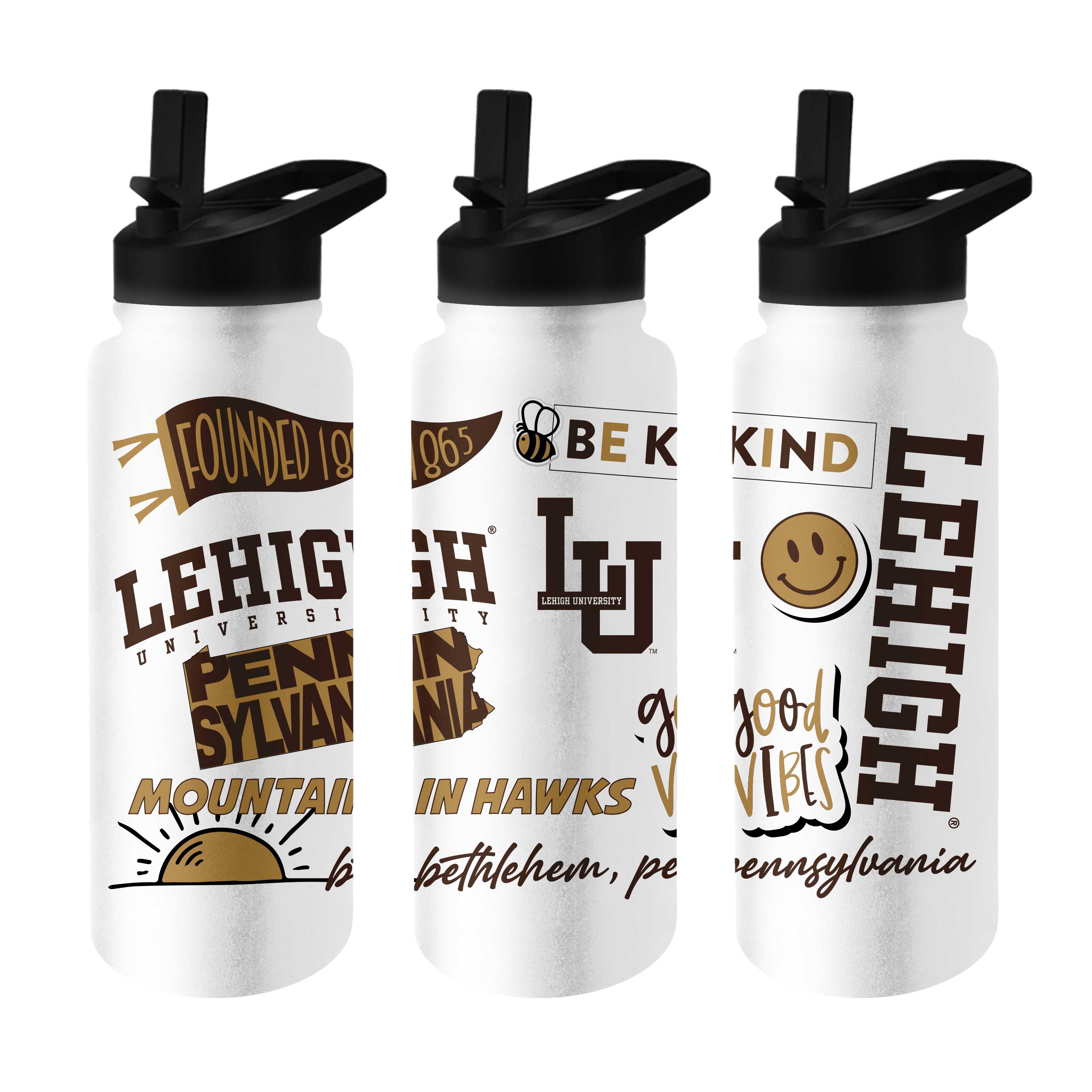 Lehigh 34oz Native Quencher Bottle - Logo Brands