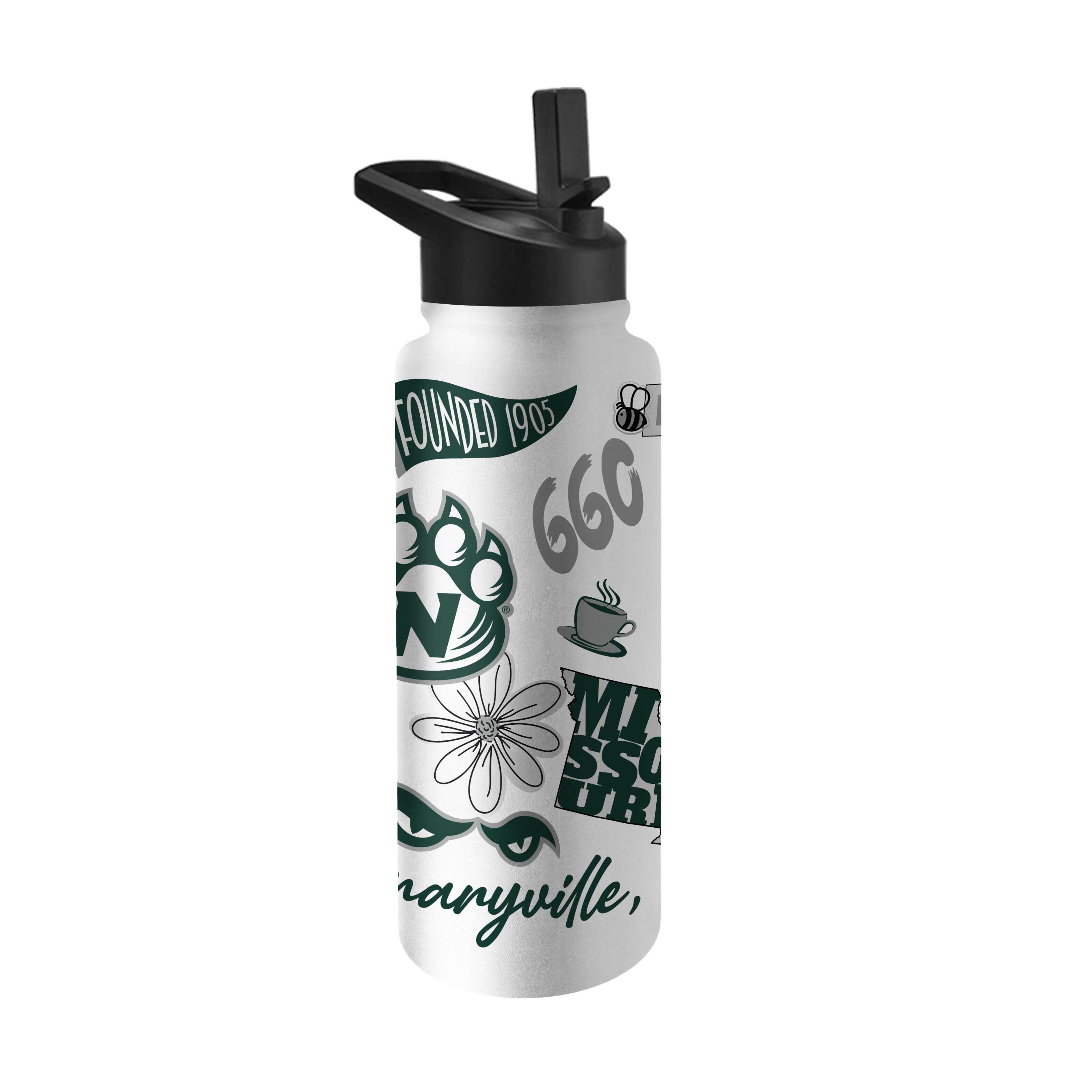 Northwest Missouri State 34oz Native Quencher Bottle - Logo Brands