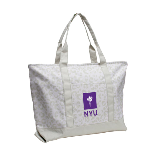 Product Image for NYU Leopard Pattern Tote