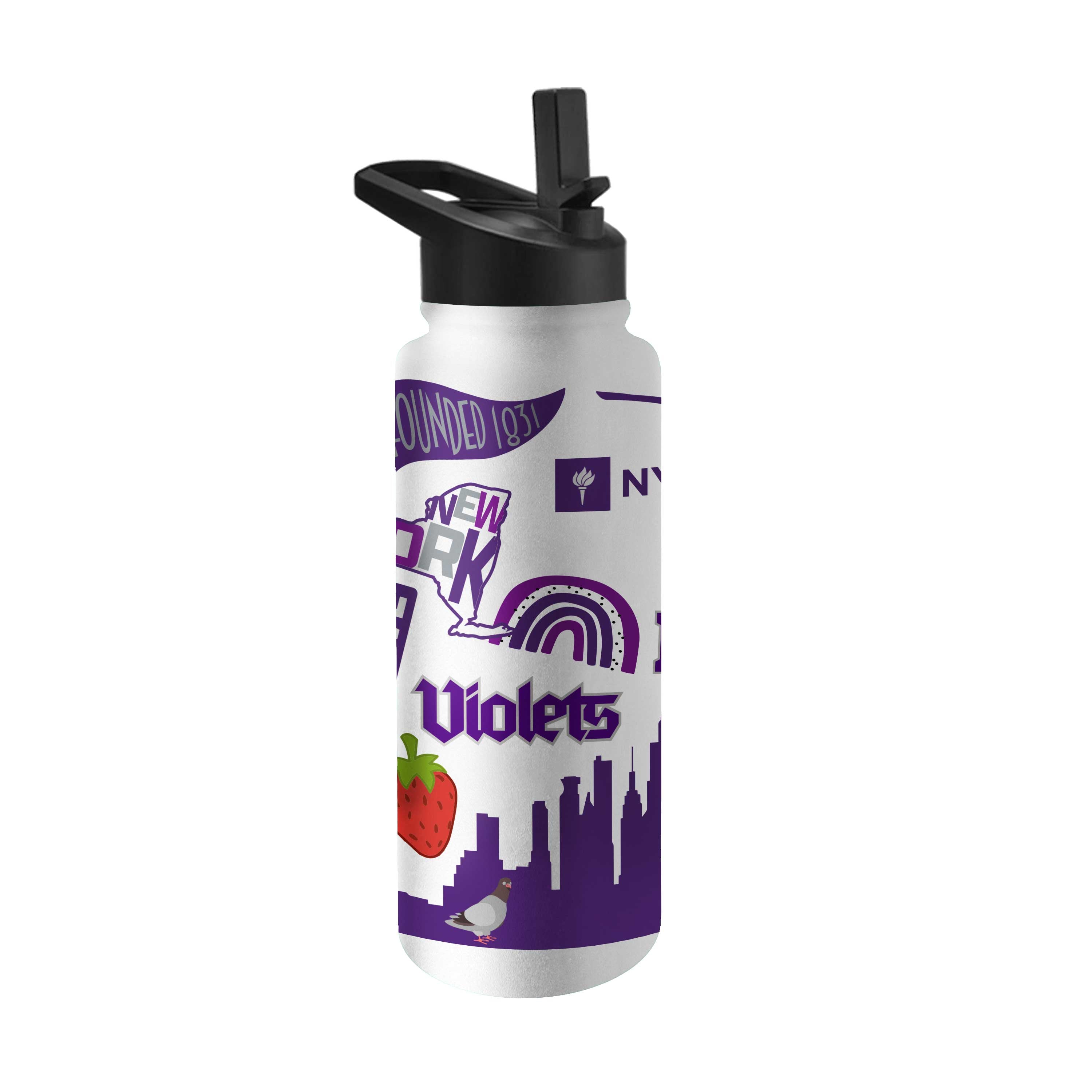 NYU 34oz Native Quencher Bottle - Logo Brands