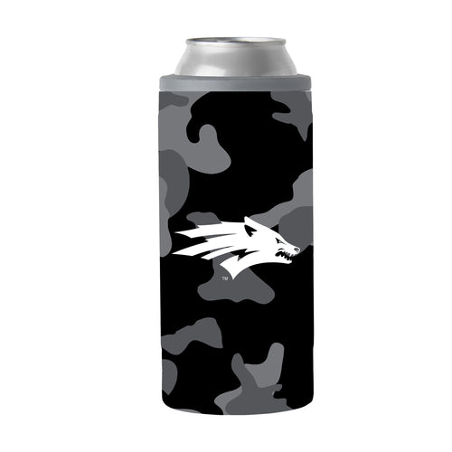 Product Image for Nevada Black Camo 12oz Slim Can Coolie