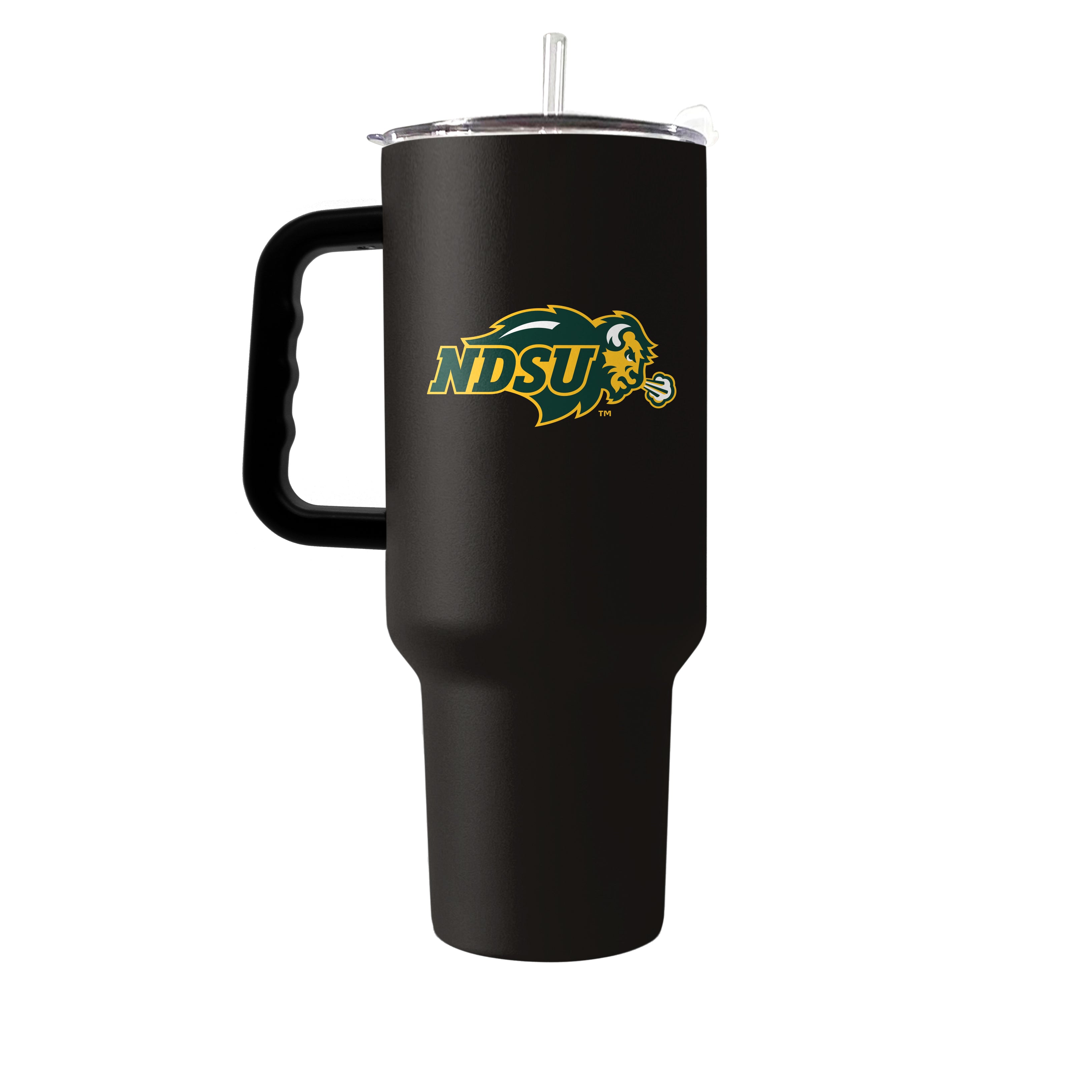 North Dakota State Black 40oz Flipside Powder Coat Tumbler