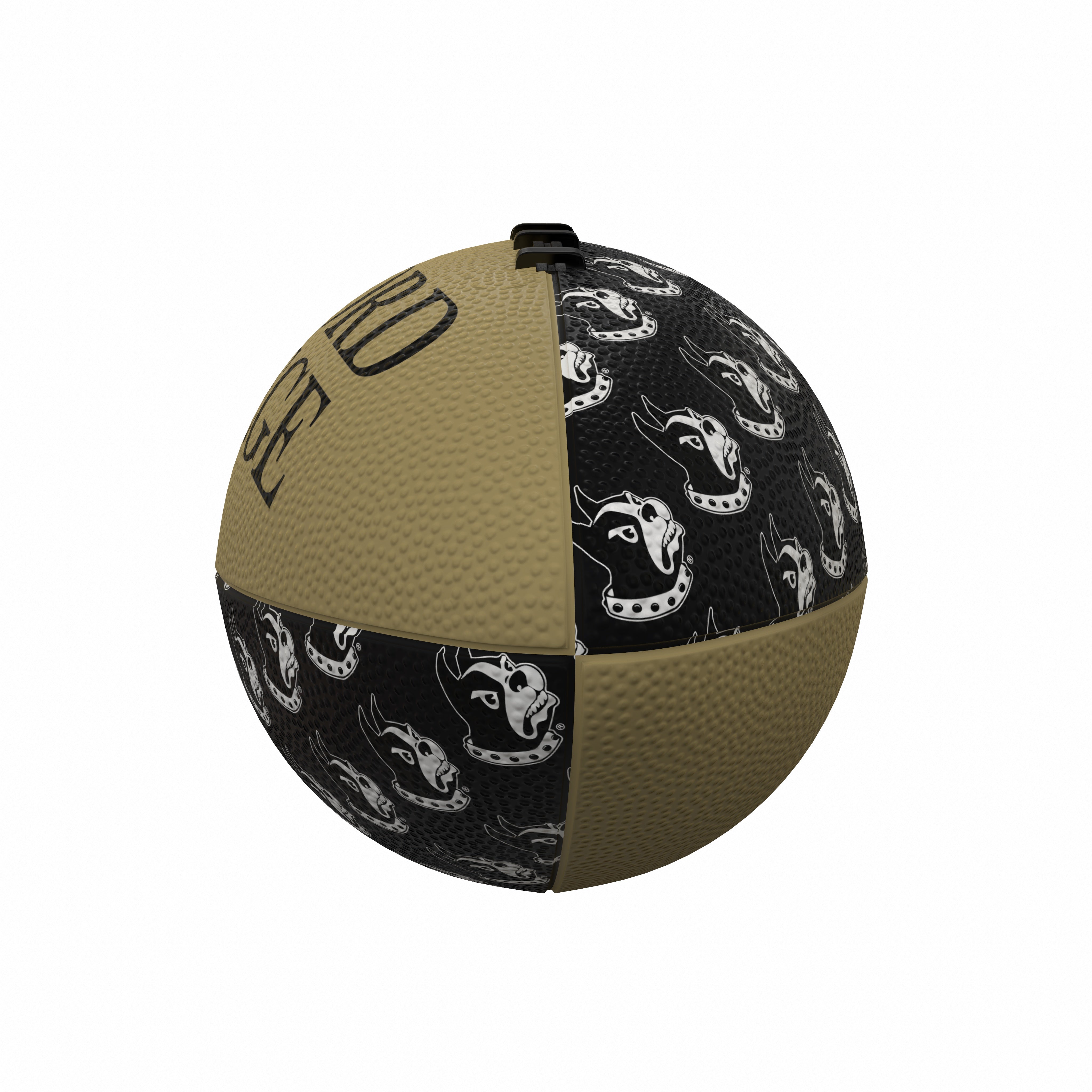 Wofford Mini-Size Rubber Football