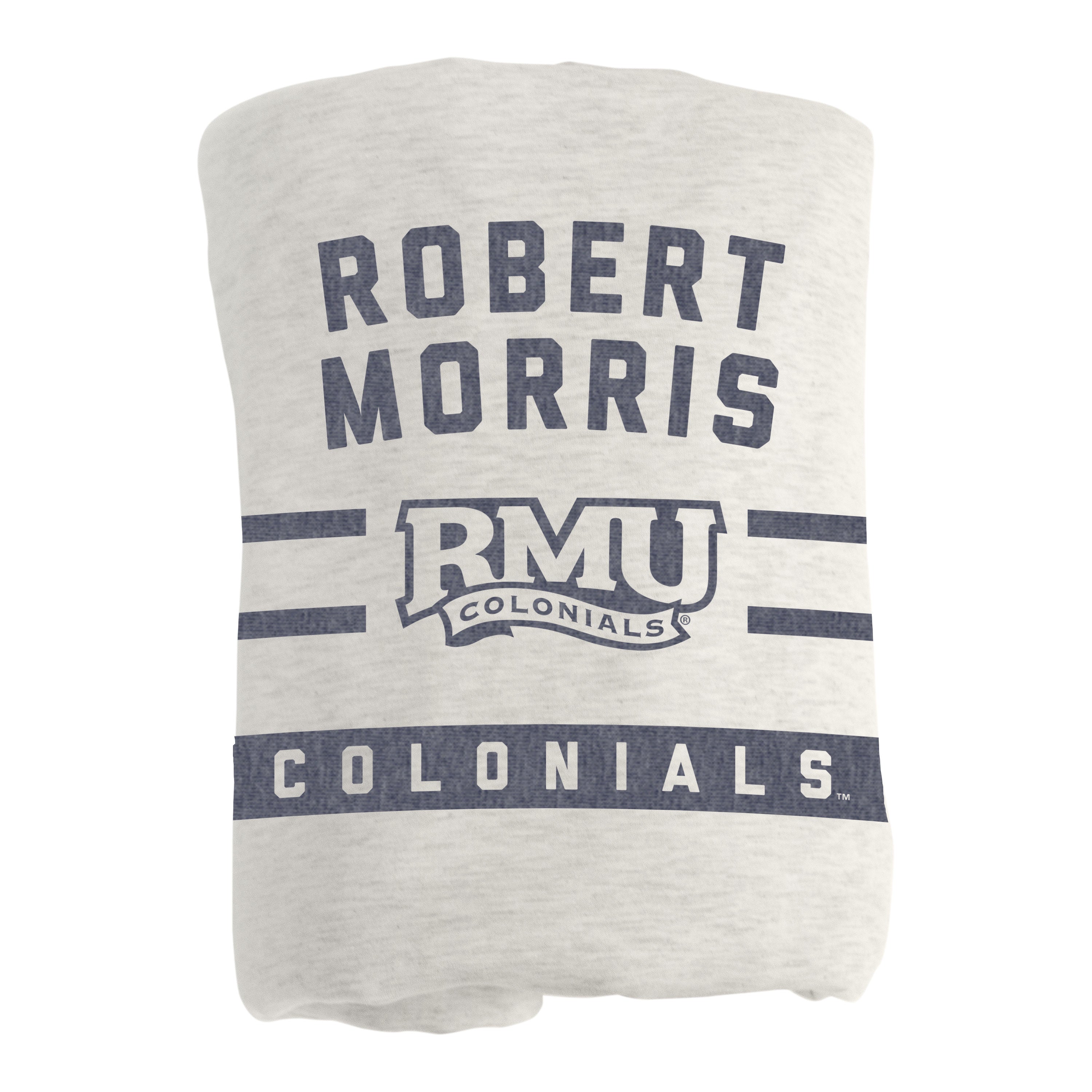 Robert Morris Sublimated Sweatshirt Blanket