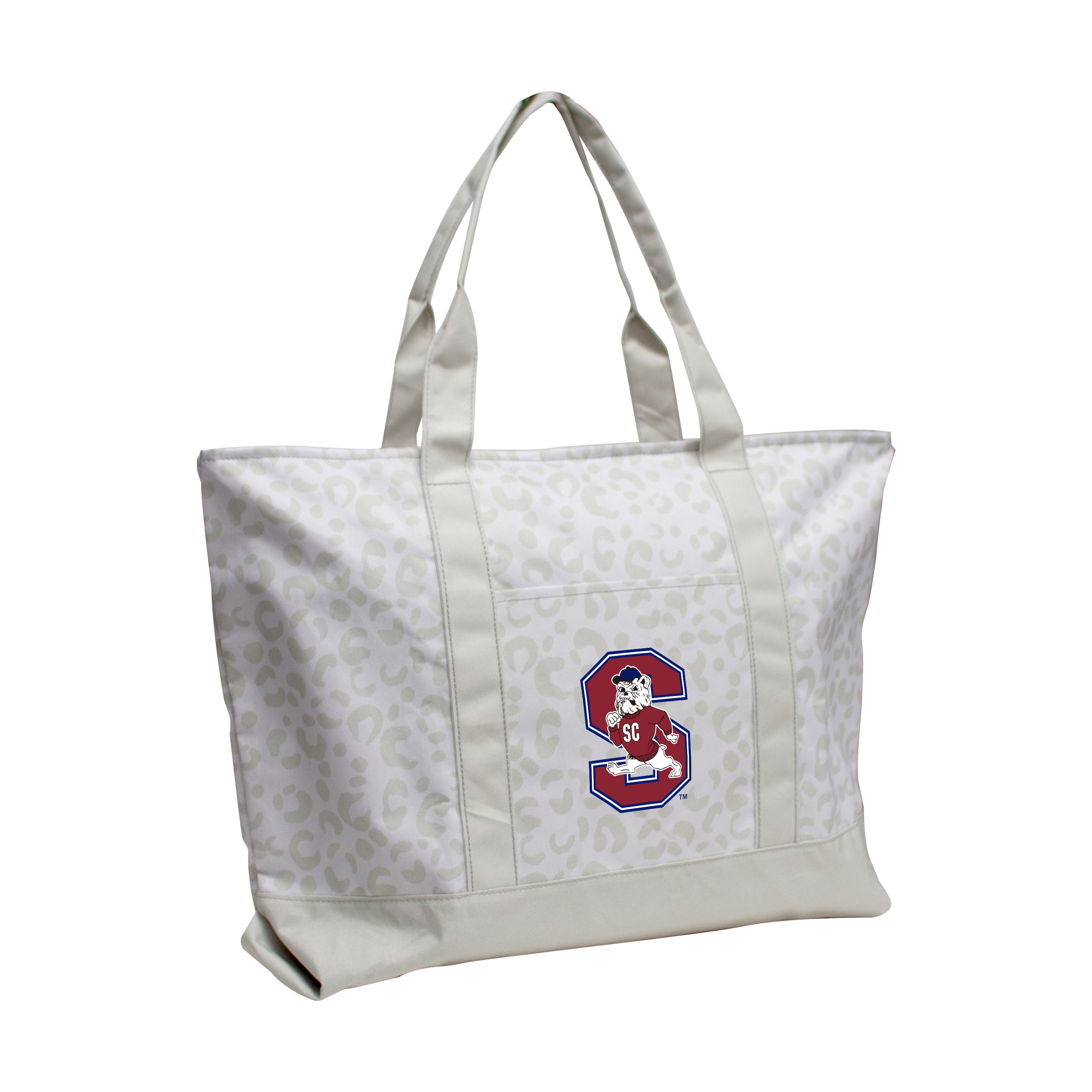 South Carolina State Leopard Pattern Tote