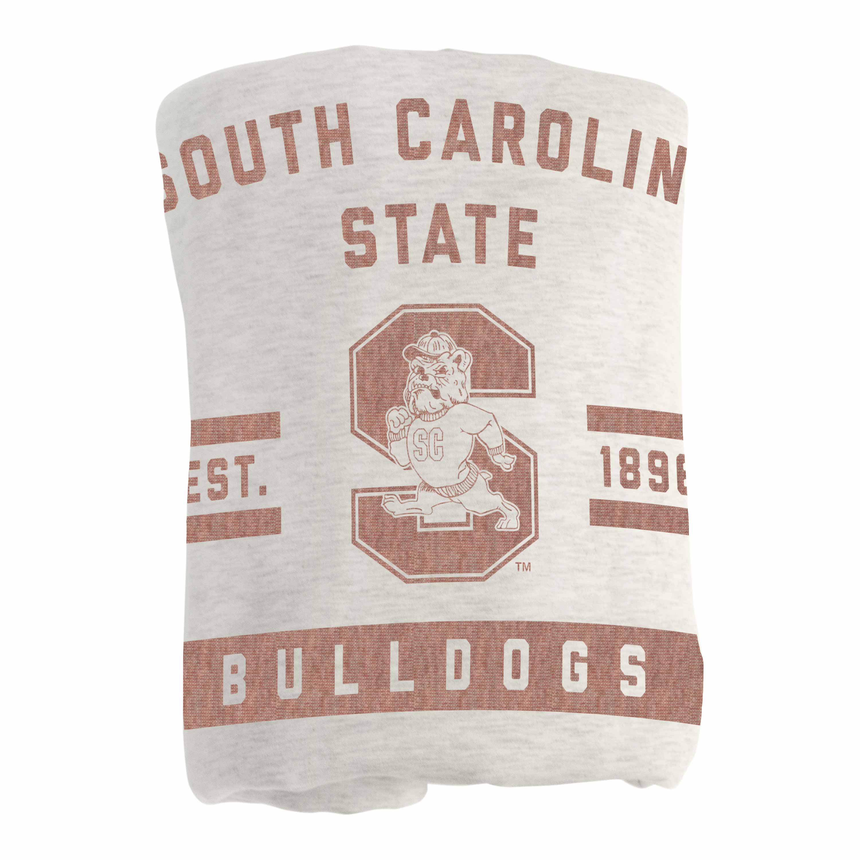 South Carolina State Oatmeal Sweatshirt Blanket - Logo Brands