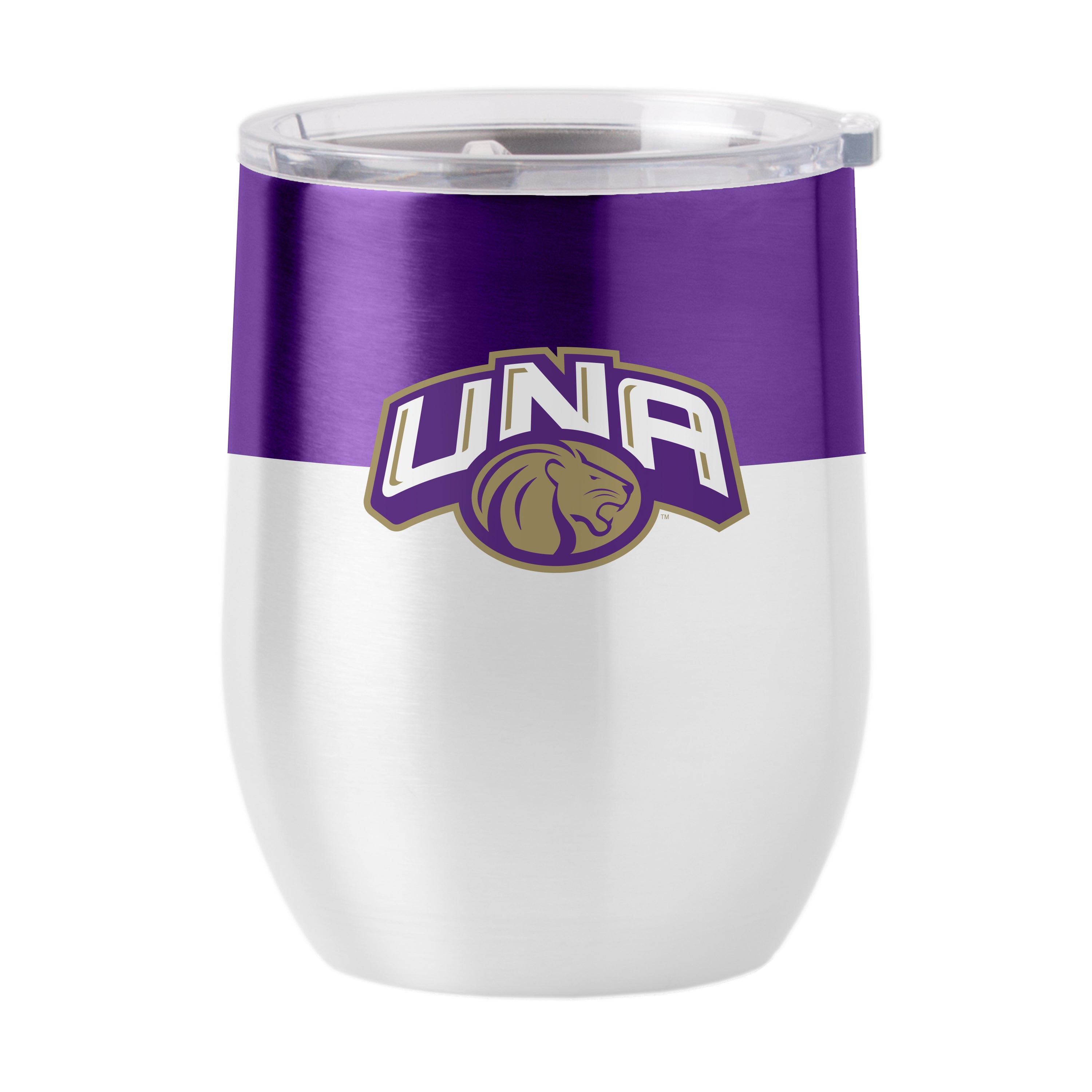 North Alabama 16oz Colorblock Stainless Curved Beverage