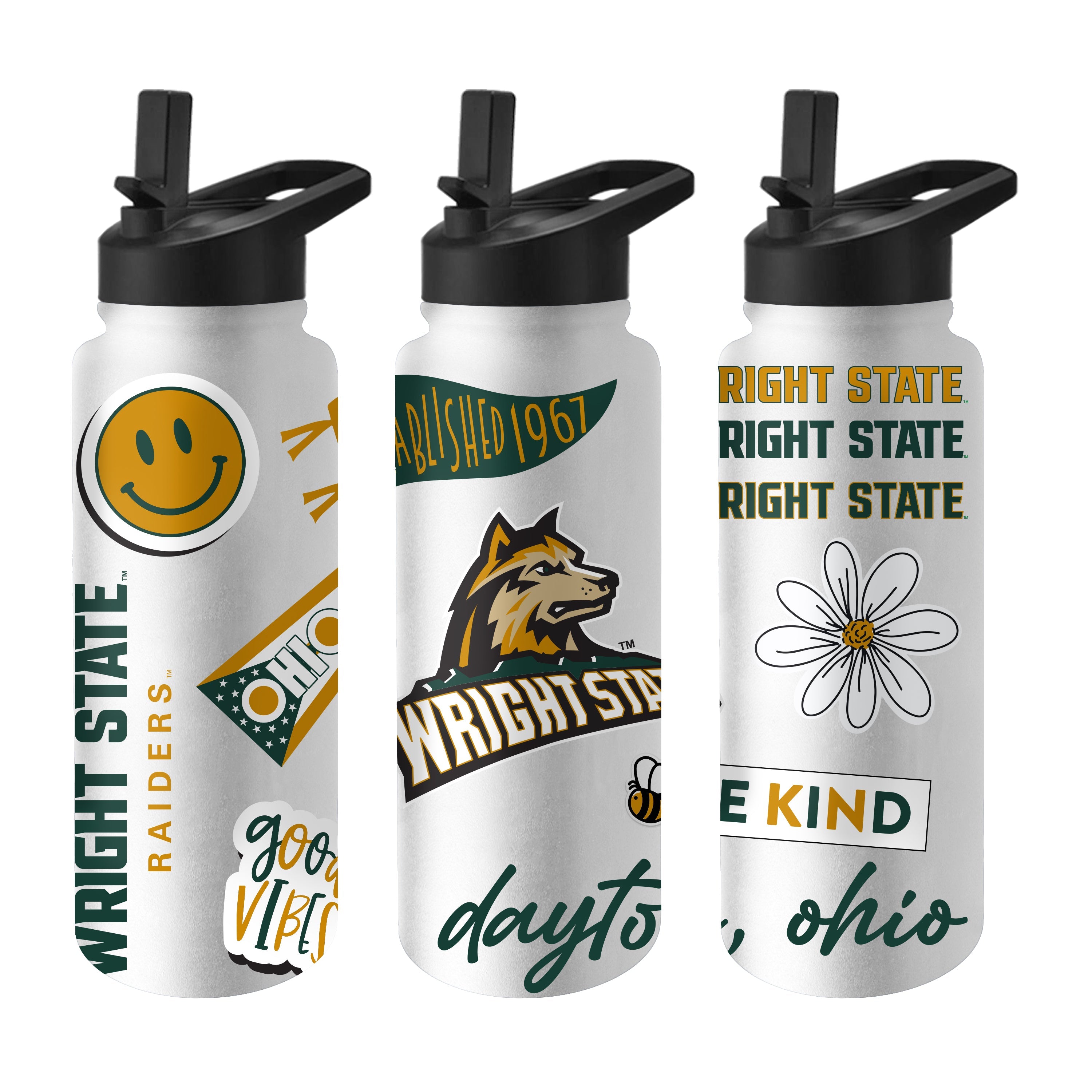 Wright State 34oz Native Quencher Bottle - Logo Brands