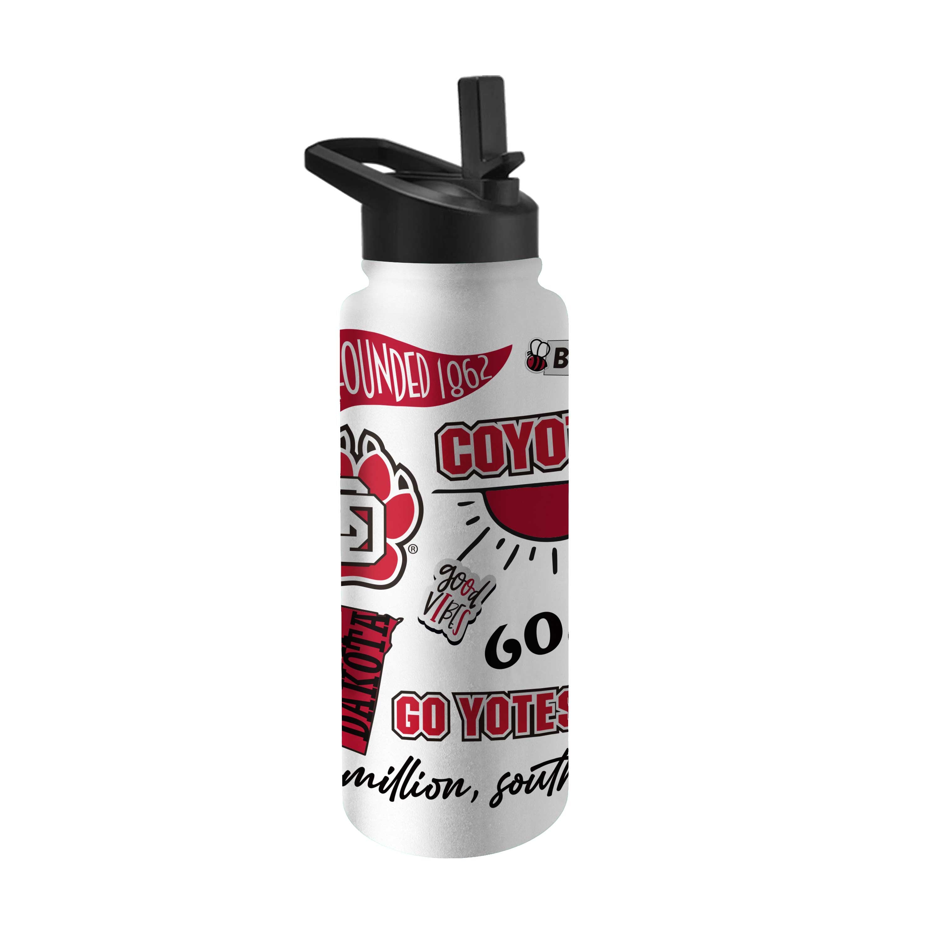 South Dakota 34oz Native Quencher Bottle - Logo Brands