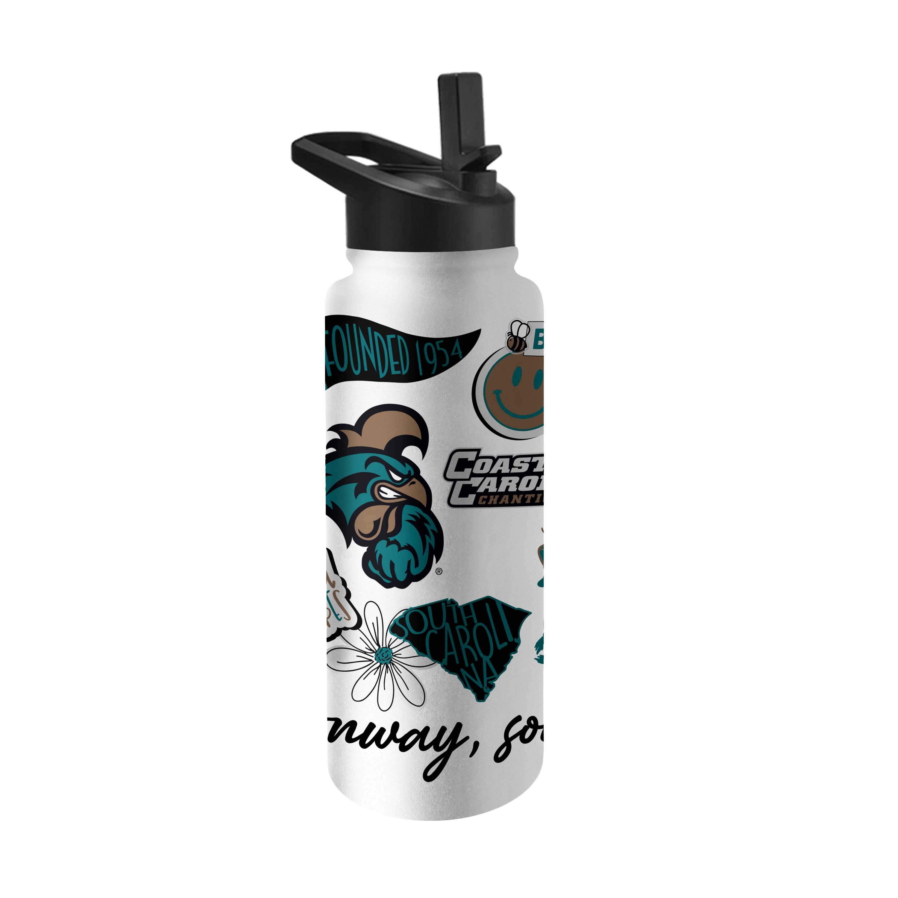 Coastal Carolina 34oz Native Quencher Bottle - Logo Brands