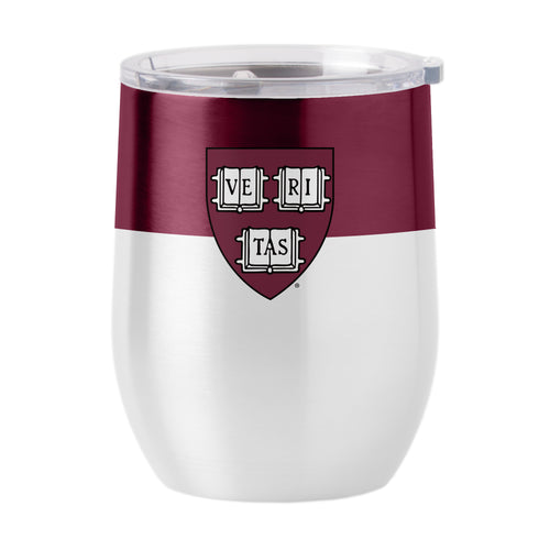 Product Image for Harvard 16 oz. Colorblock Stainless Curved Beverage Tumbler