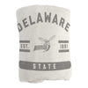 Delaware State Sublimated Sweatshirt Blanket