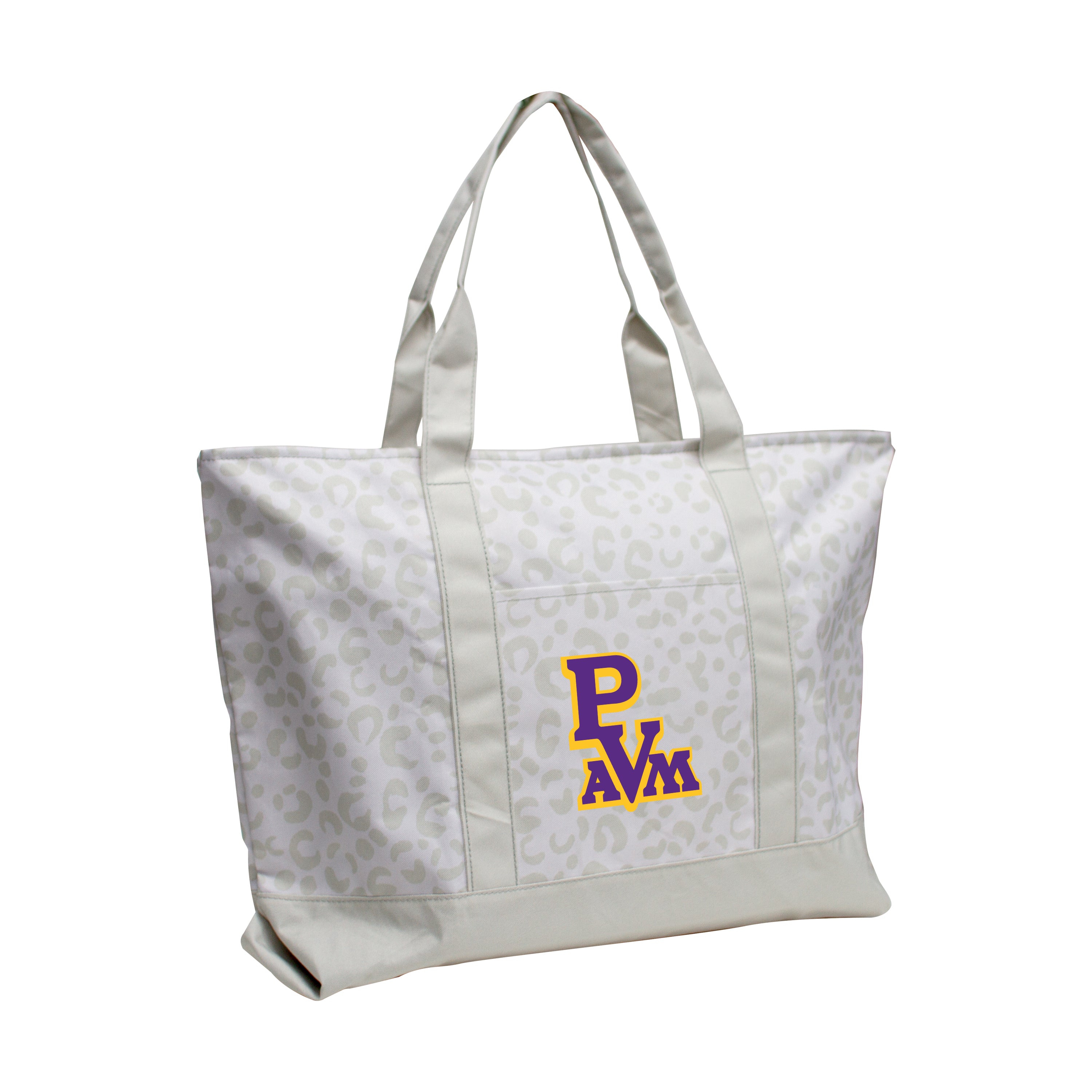 Prairie View A&M Leopard Pattern Tote