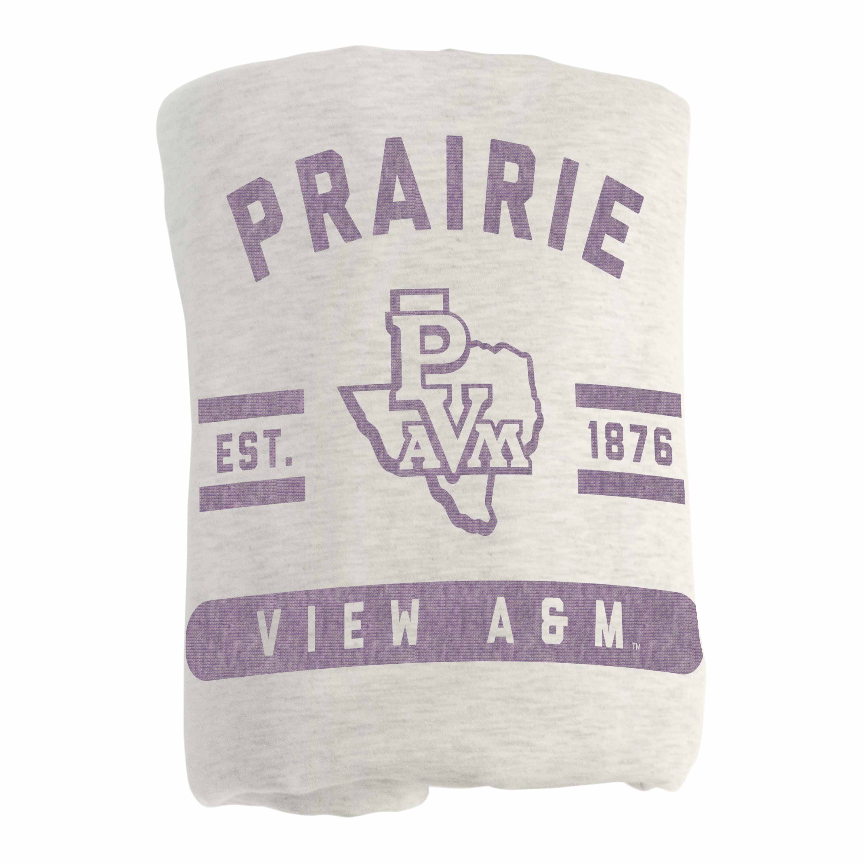 Prairie View A&M Sublimated Sweatshirt Blanket