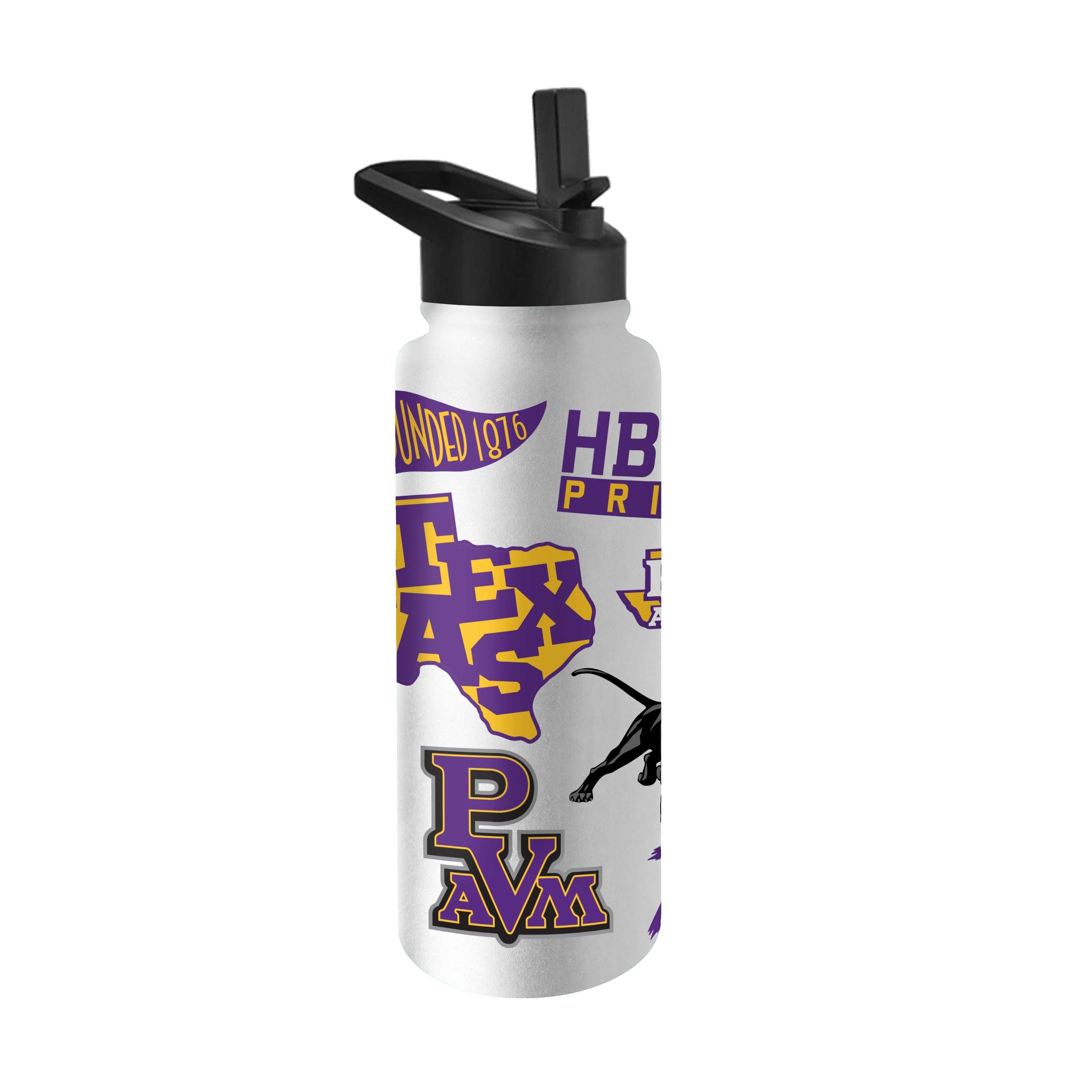 Prairie View A&M 34oz Native Quencher Bottle - Logo Brands