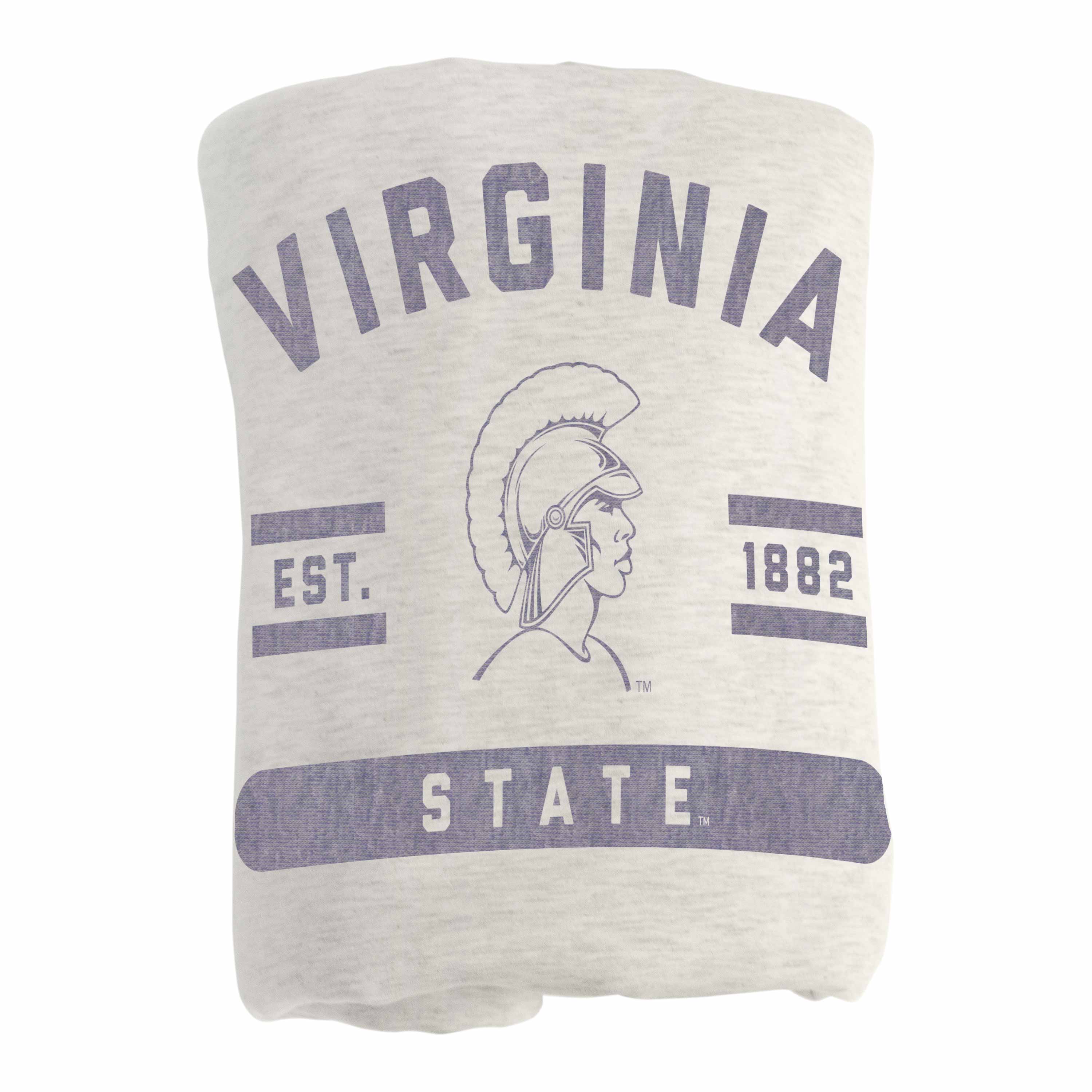 Virginia State Oatmeal Sweatshirt Blanket - Logo Brands