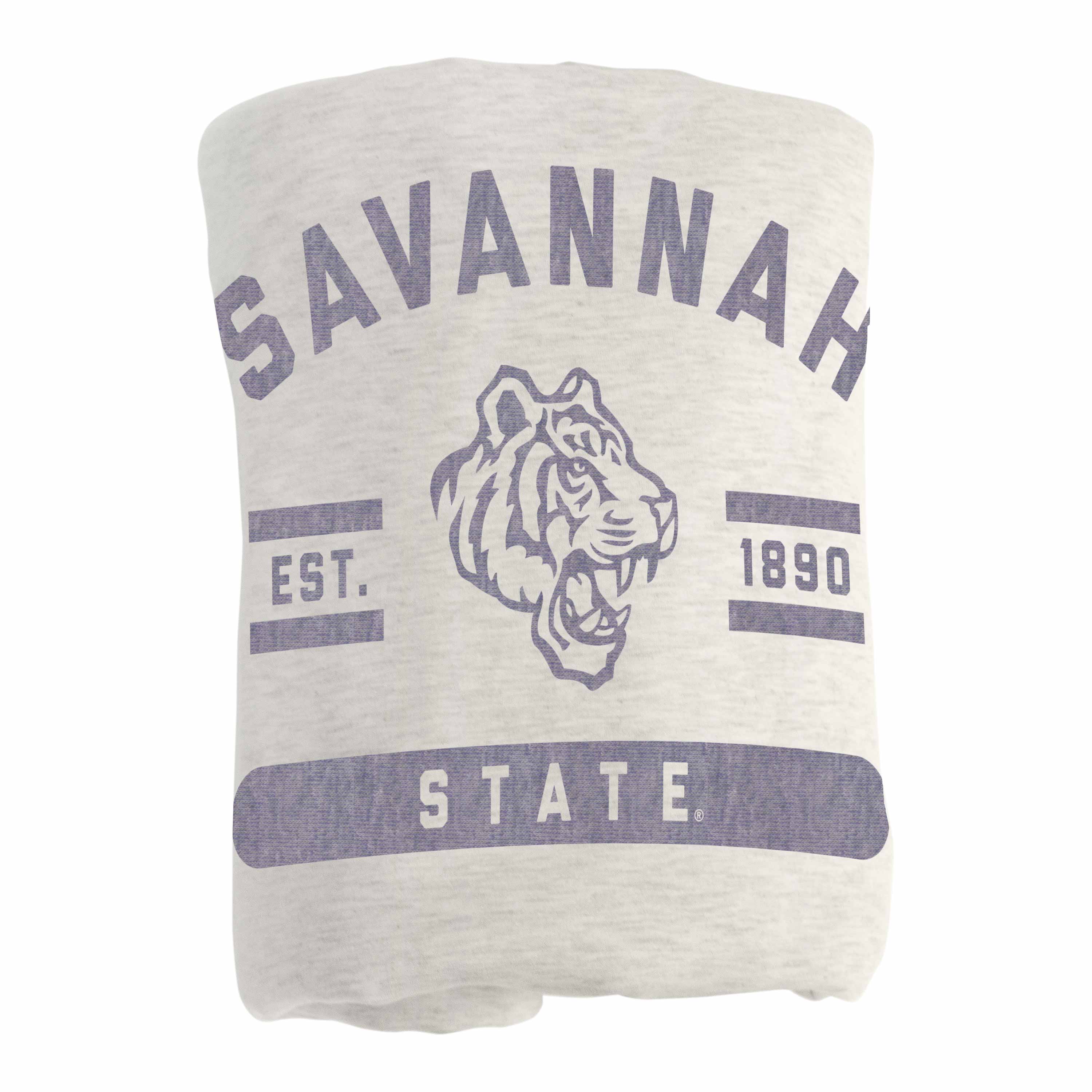 Savannah State Oatmeal Sweatshirt Blanket - Logo Brands