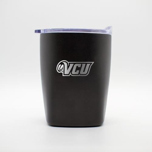 Product Image for Virginia Commonwealth 10oz Black Etch Powdercoat Rocks Tumbler