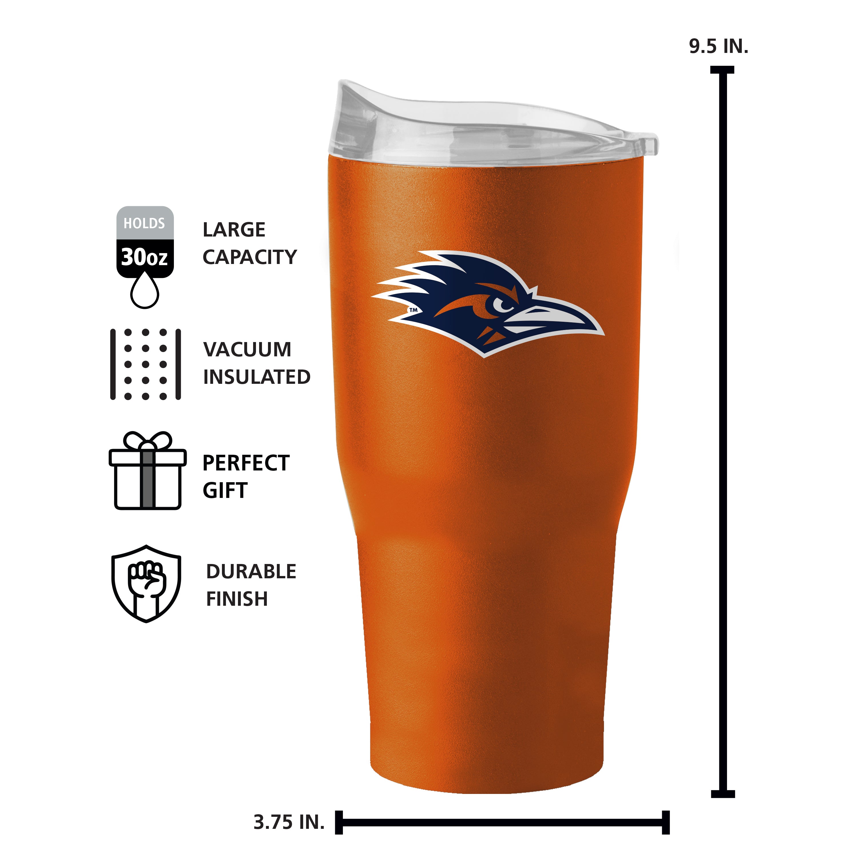 Texas - San Antonio 30oz Flipside Powder Coat Tumbler