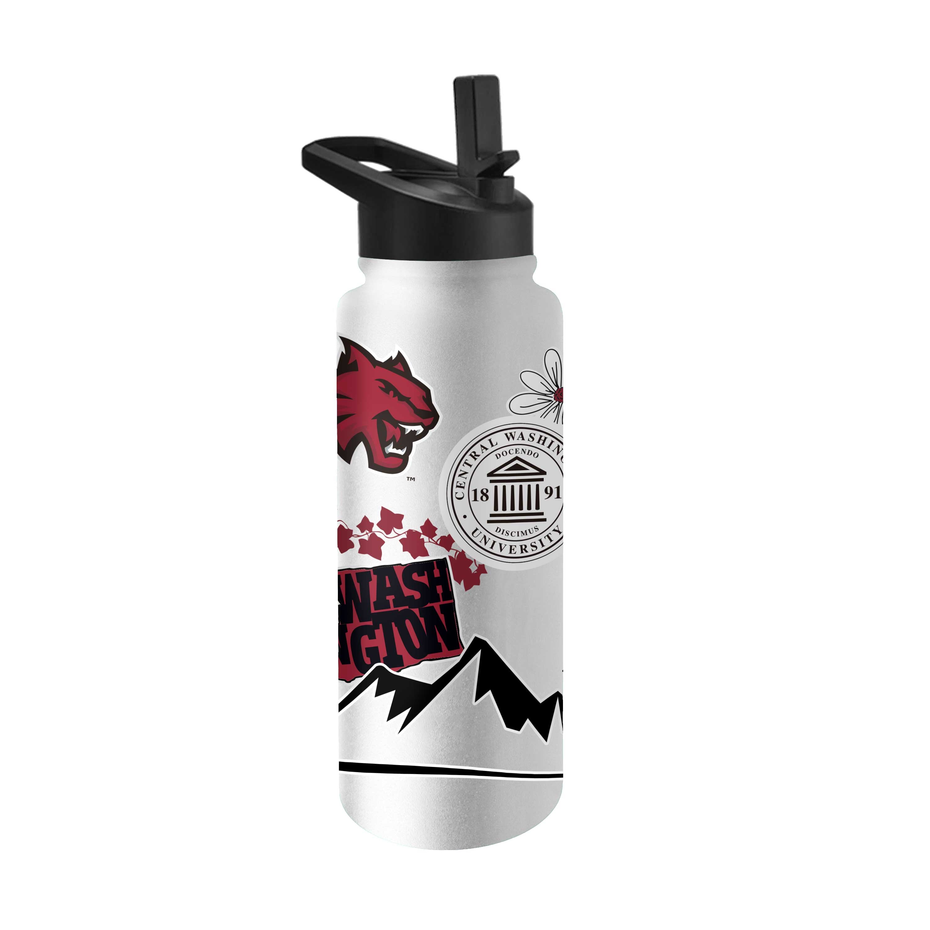 Central Washington 34oz Native Quencher Bottle - Logo Brands