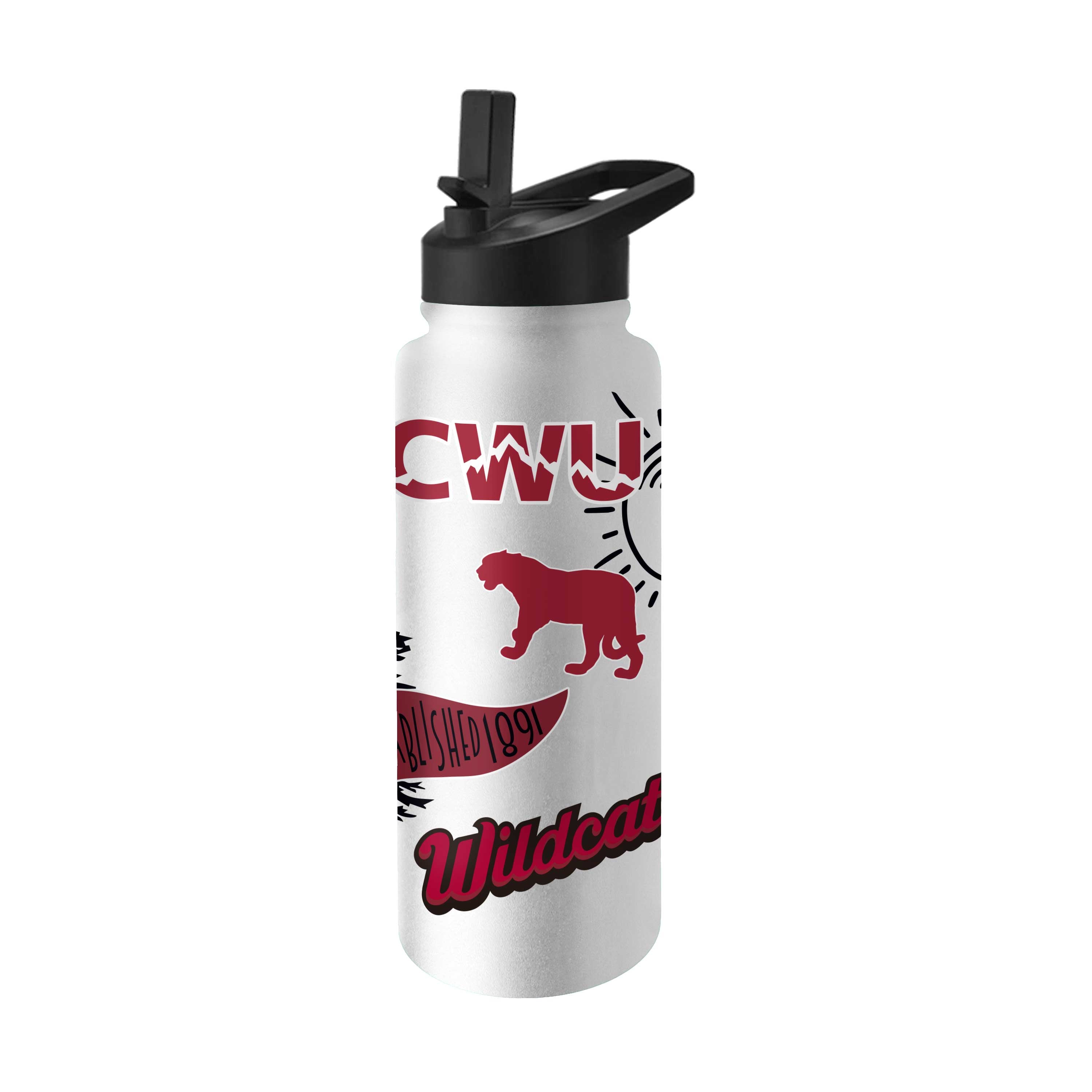 Central Washington 34oz Native Quencher Bottle - Logo Brands