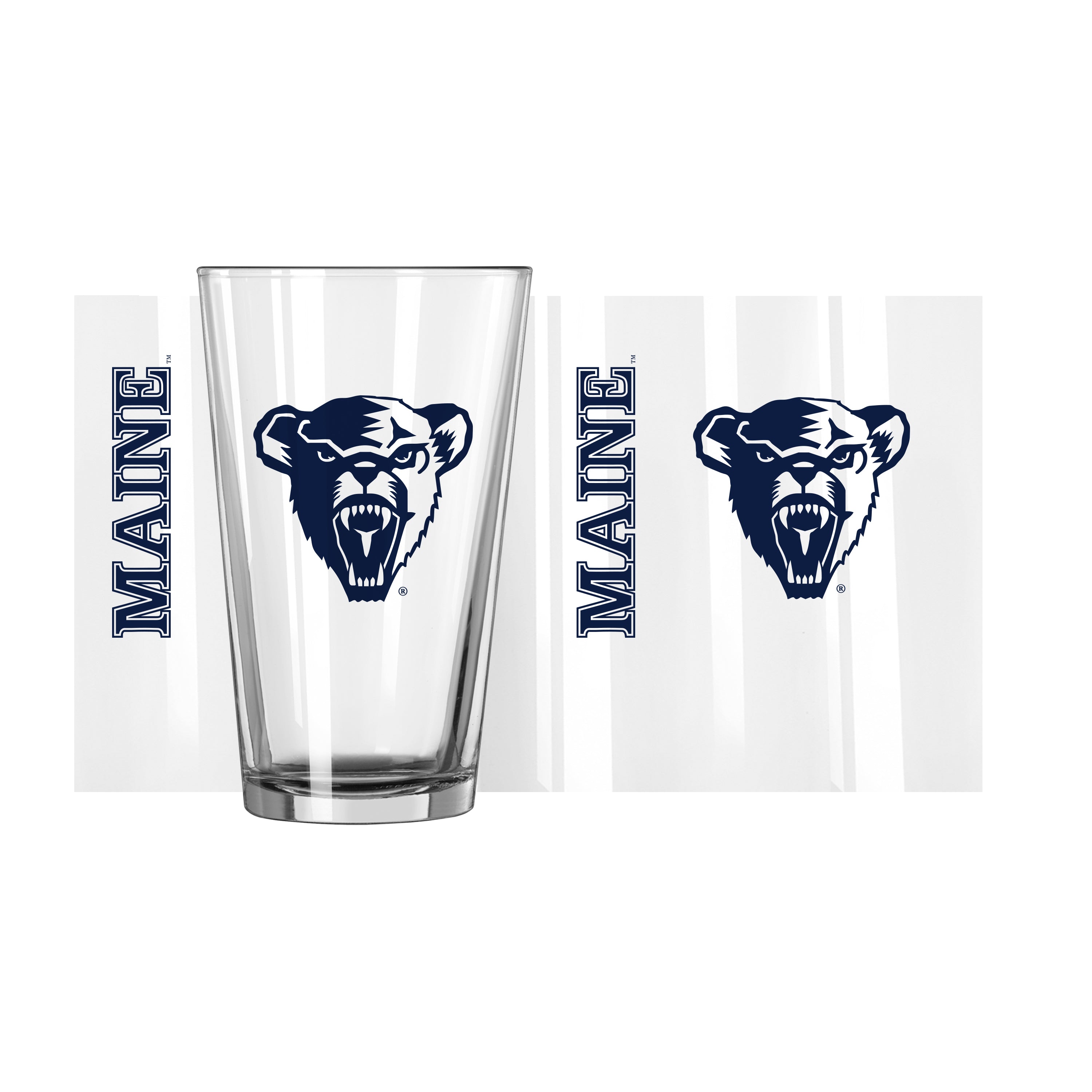 Maine 16oz Gameday Pint Glass