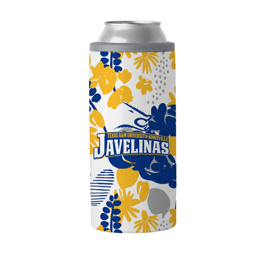 Product Image for Texas A&M - Kingsville 12oz Floral Slim Can Coolie