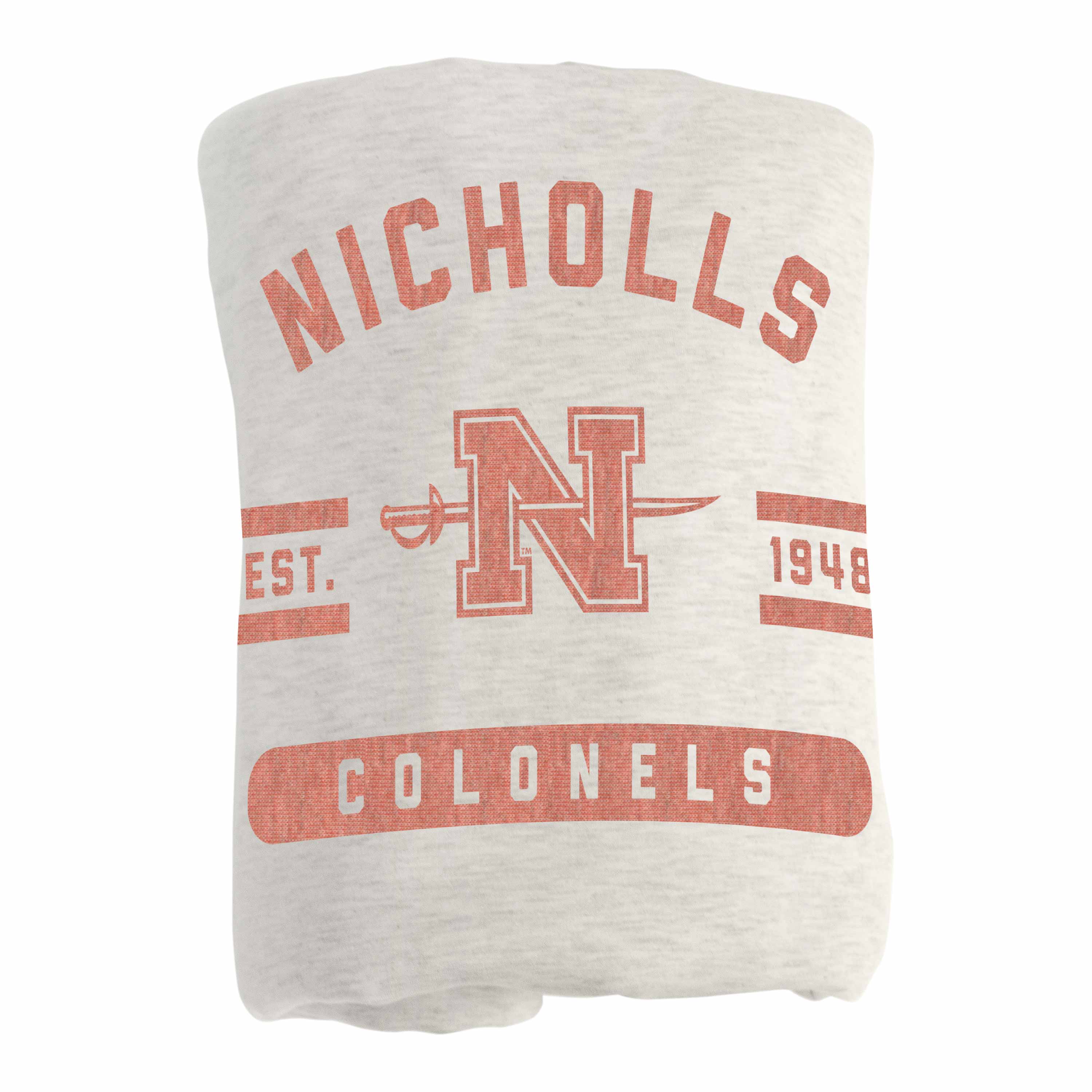 Nicholls State Sublimated Sweatshirt Blanket