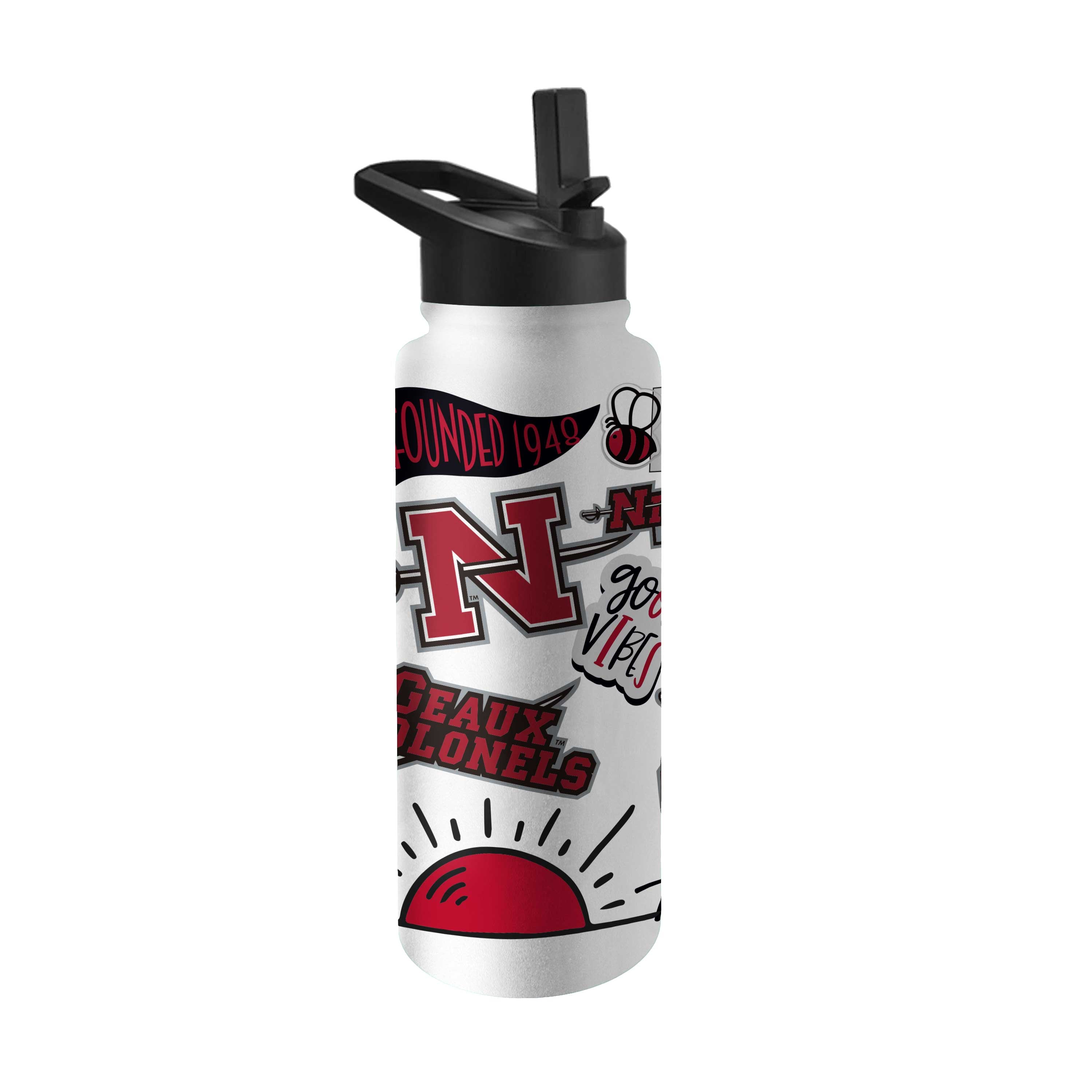 Nicholls State 34oz Native Quencher Bottle - Logo Brands