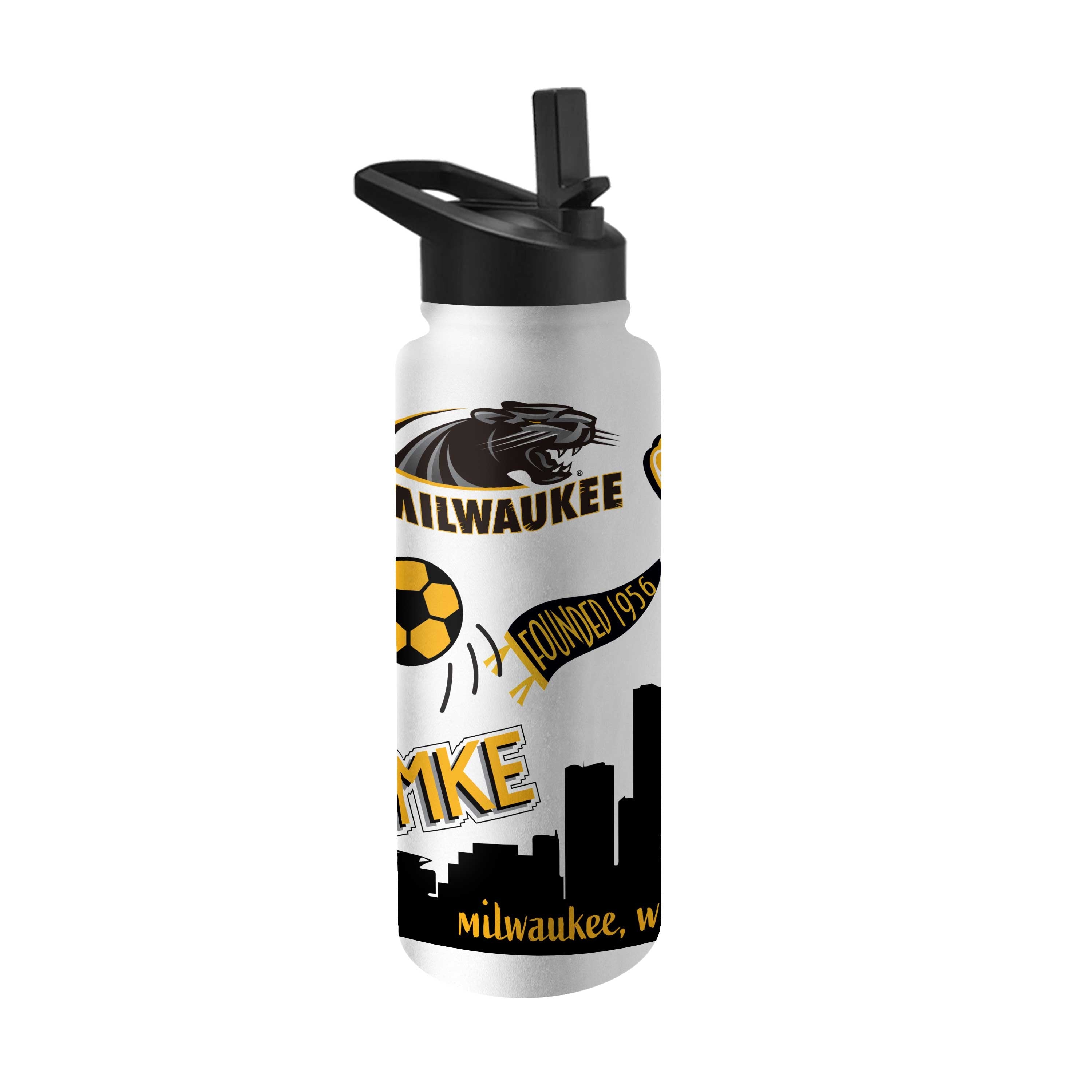 Wisconsin Milwaukee 34oz Native Quencher Bottle - Logo Brands