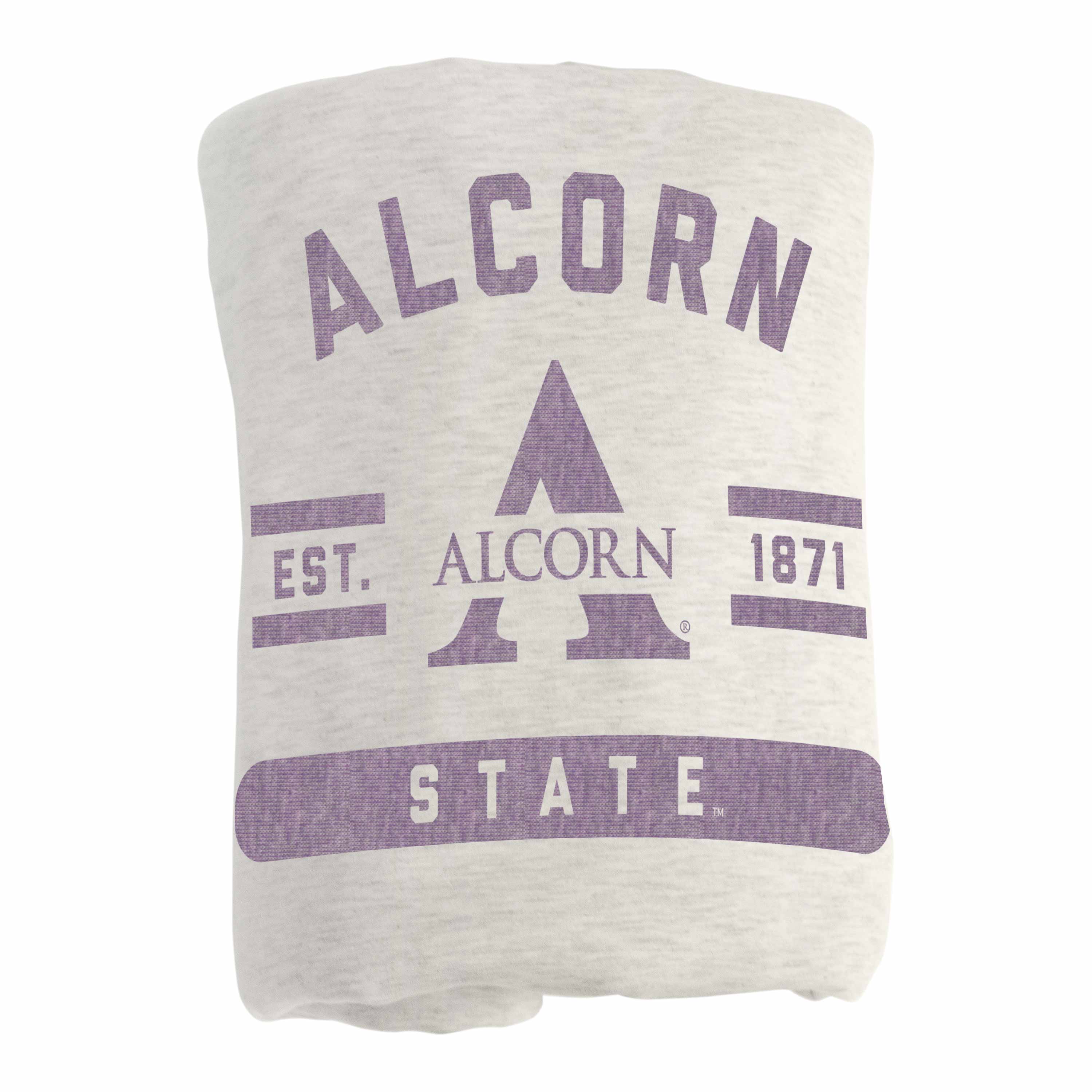 Alcorn State Oatmeal Sweatshirt Blanket - Logo Brands