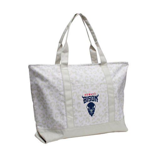 Product Image for Howard University Leopard Pattern Tote