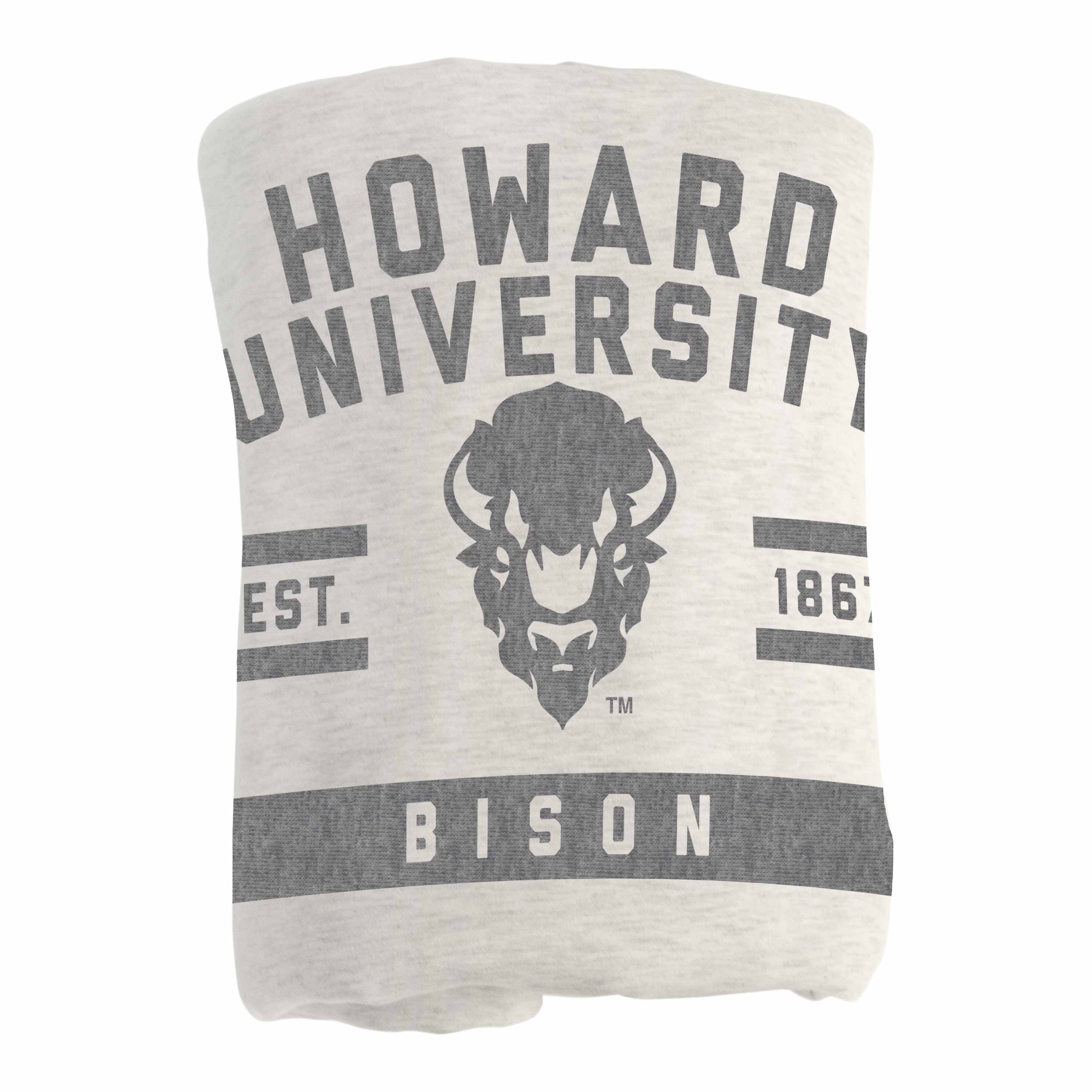 Howard University Sublimated Sweatshirt Blanket - Logo Brands