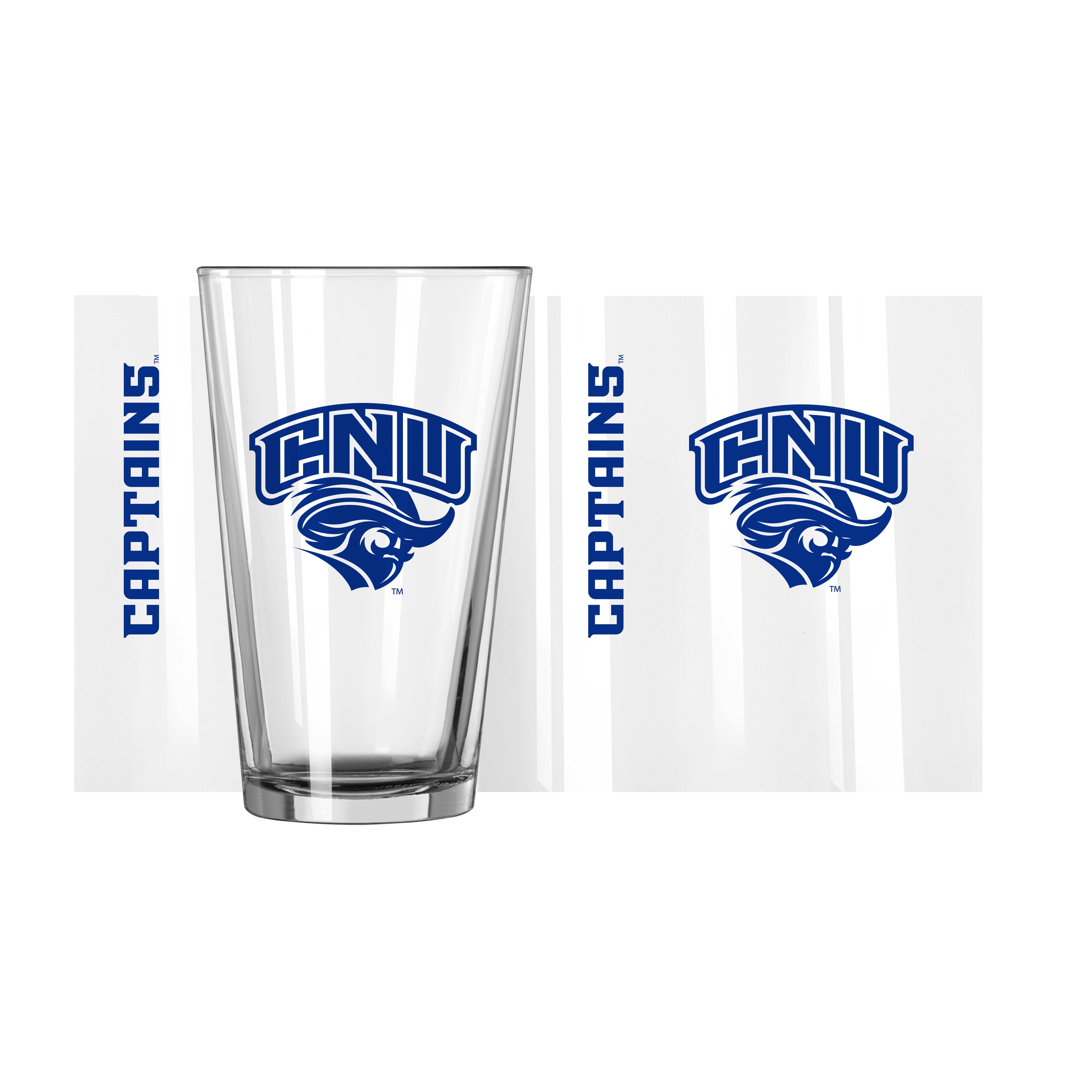 Christopher Newport U 16oz Gameday Pint Glass