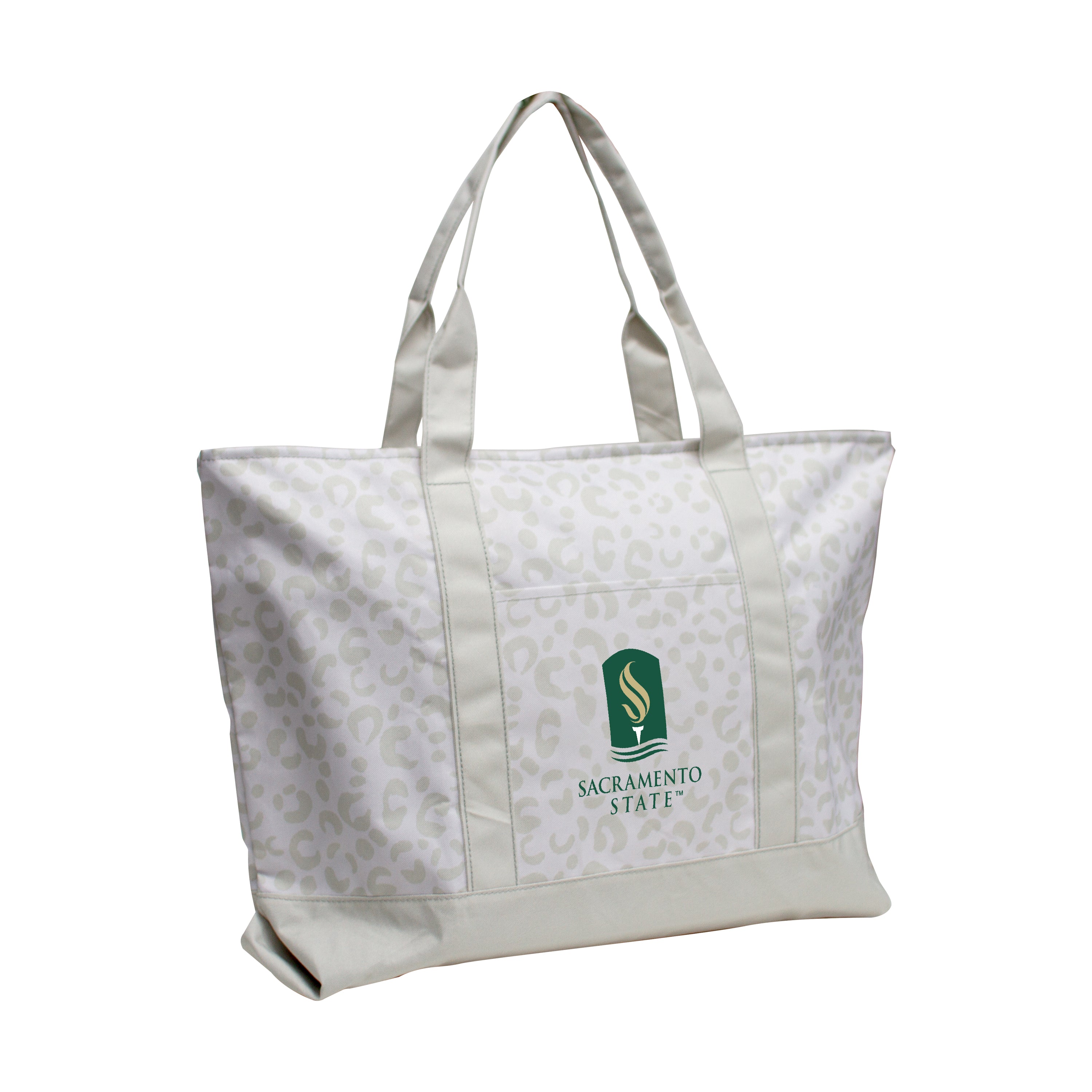 Sacramento State Leopard Pattern Tote