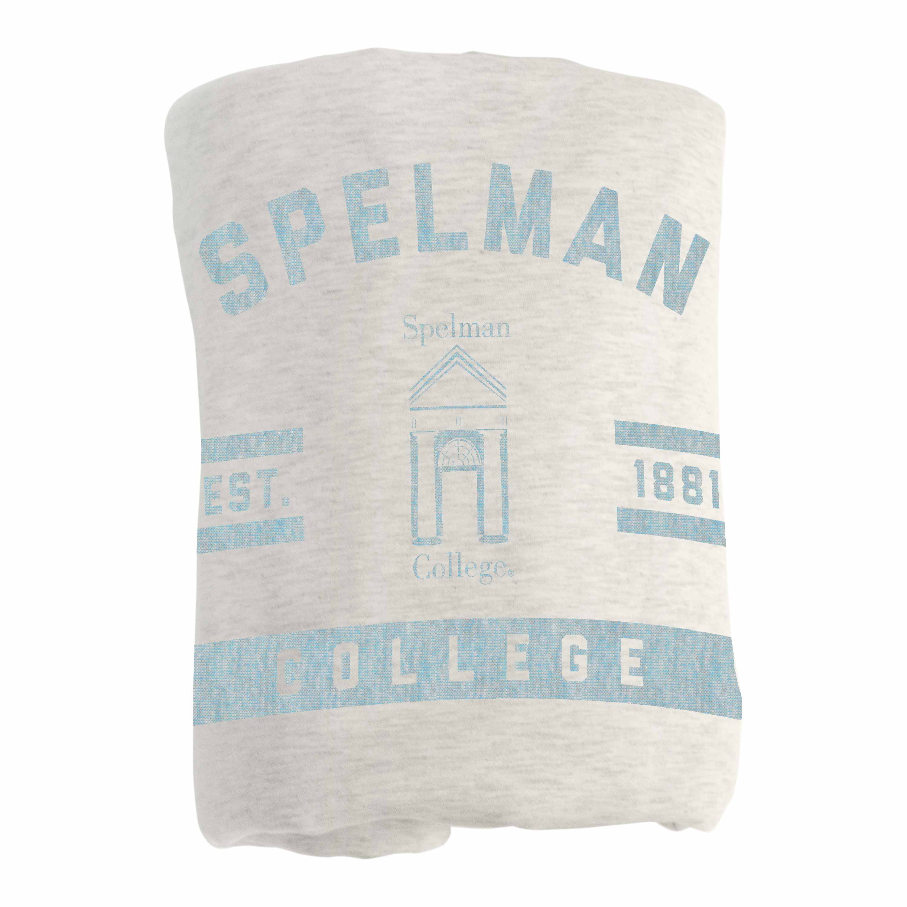 Spelman College Sublimated Sweatshirt Blanket - Logo Brands