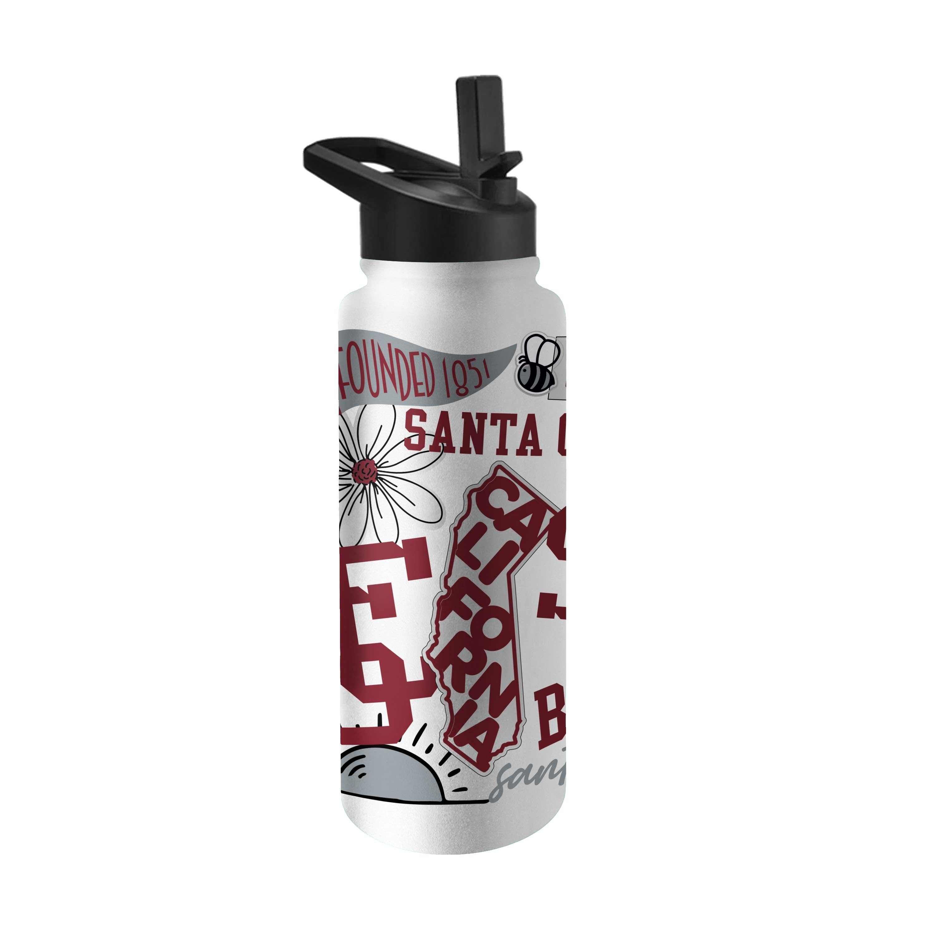 Santa Clara 34oz Native Quencher Bottle - Logo Brands
