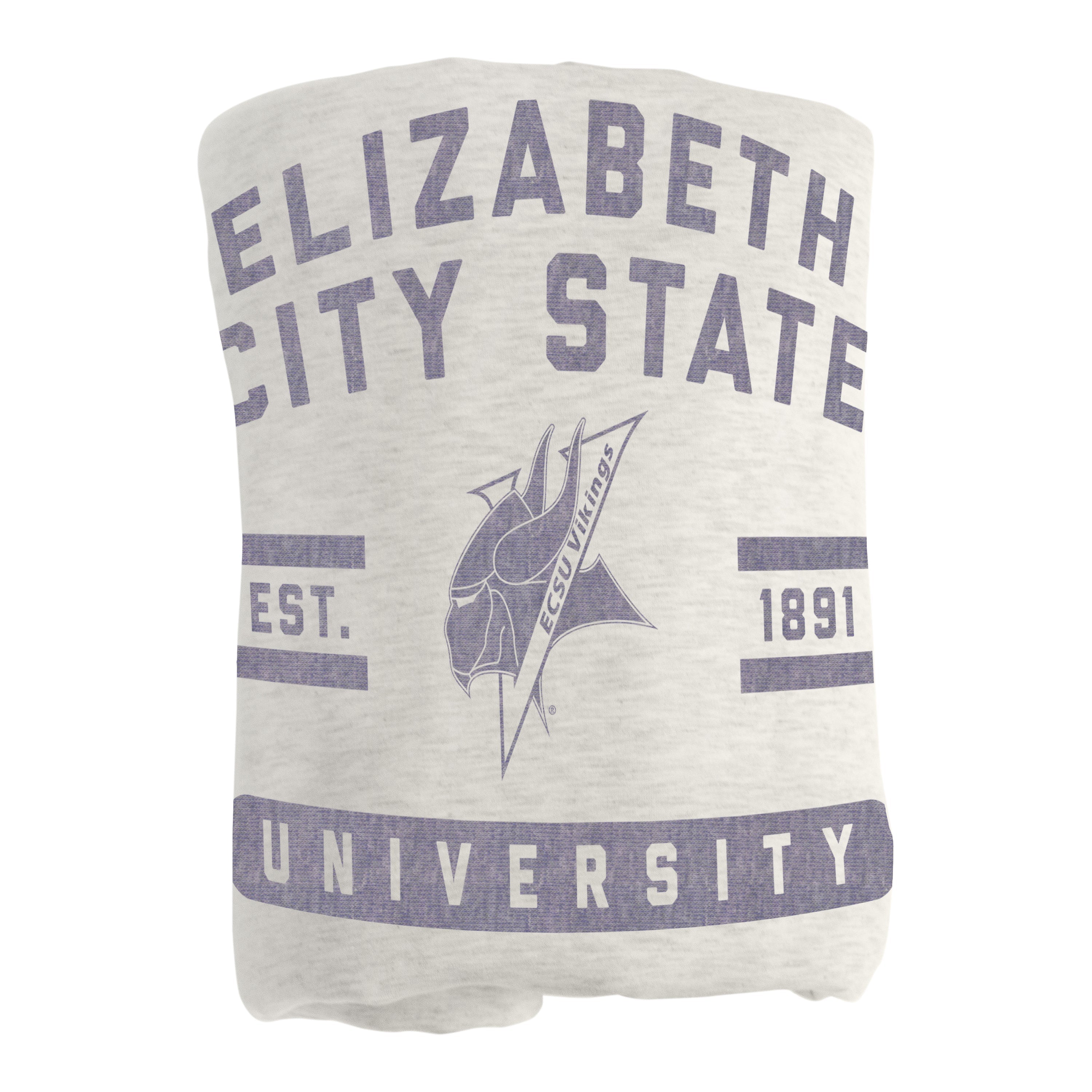 Elizabeth City State Oatmeal Sweatshirt Blanket - Logo Brands