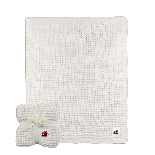 Product Image for Salem State Cable Knit Throw 50x60