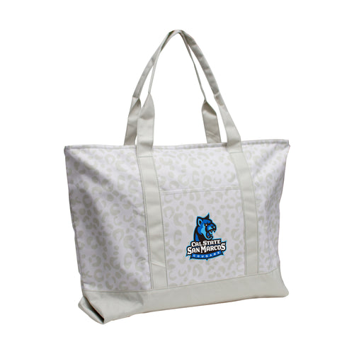Product Image for Cal State - San Marcos Leopard Pattern Tote