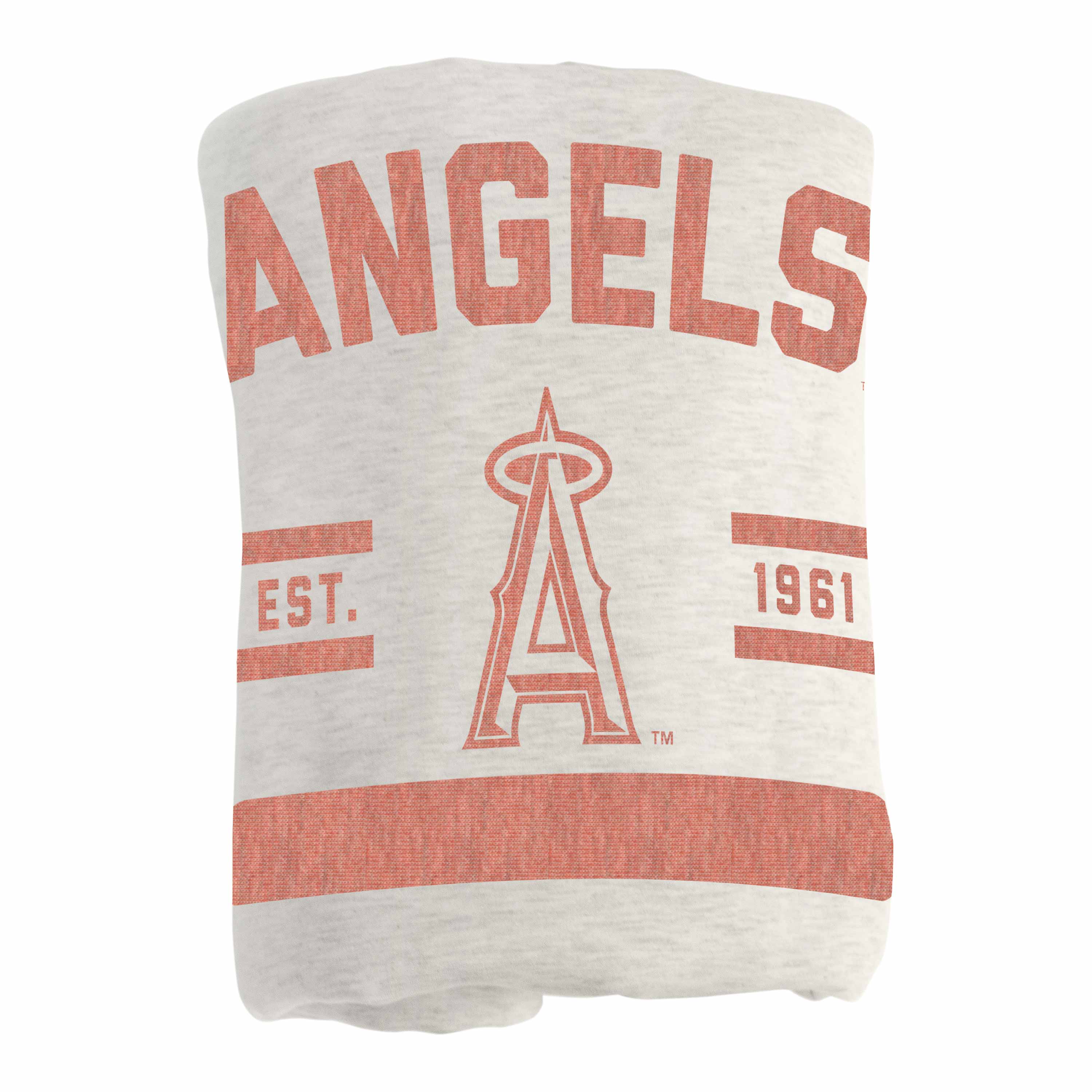 Los Angeles Angels Oatmeal Sweatshirt Blanket - Logo Brands