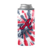 Atlanta Braves 12oz Tie Dye Slim Can Coolie