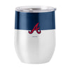 Atlanta Braves 16oz Colorblock Stainless Curved Beverage