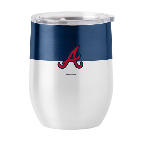 Product Image for Atlanta Braves 16oz Colorblock Stainless Curved Beverage