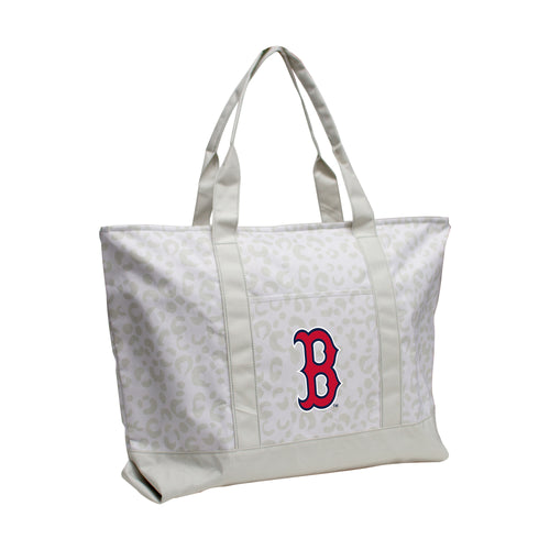 Product Image for Boston Red Sox Leopard Pattern Tote