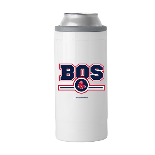 Product Image for Boston Red Sox Letterman 12 oz Slim Can Coolie