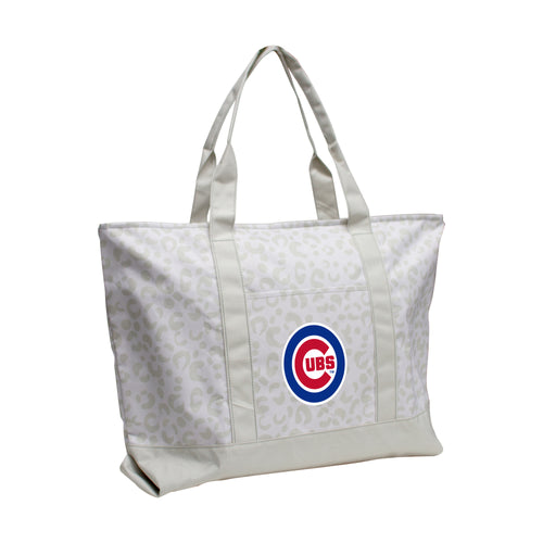 Product Image for Chicago Cubs Leopard Pattern Tote